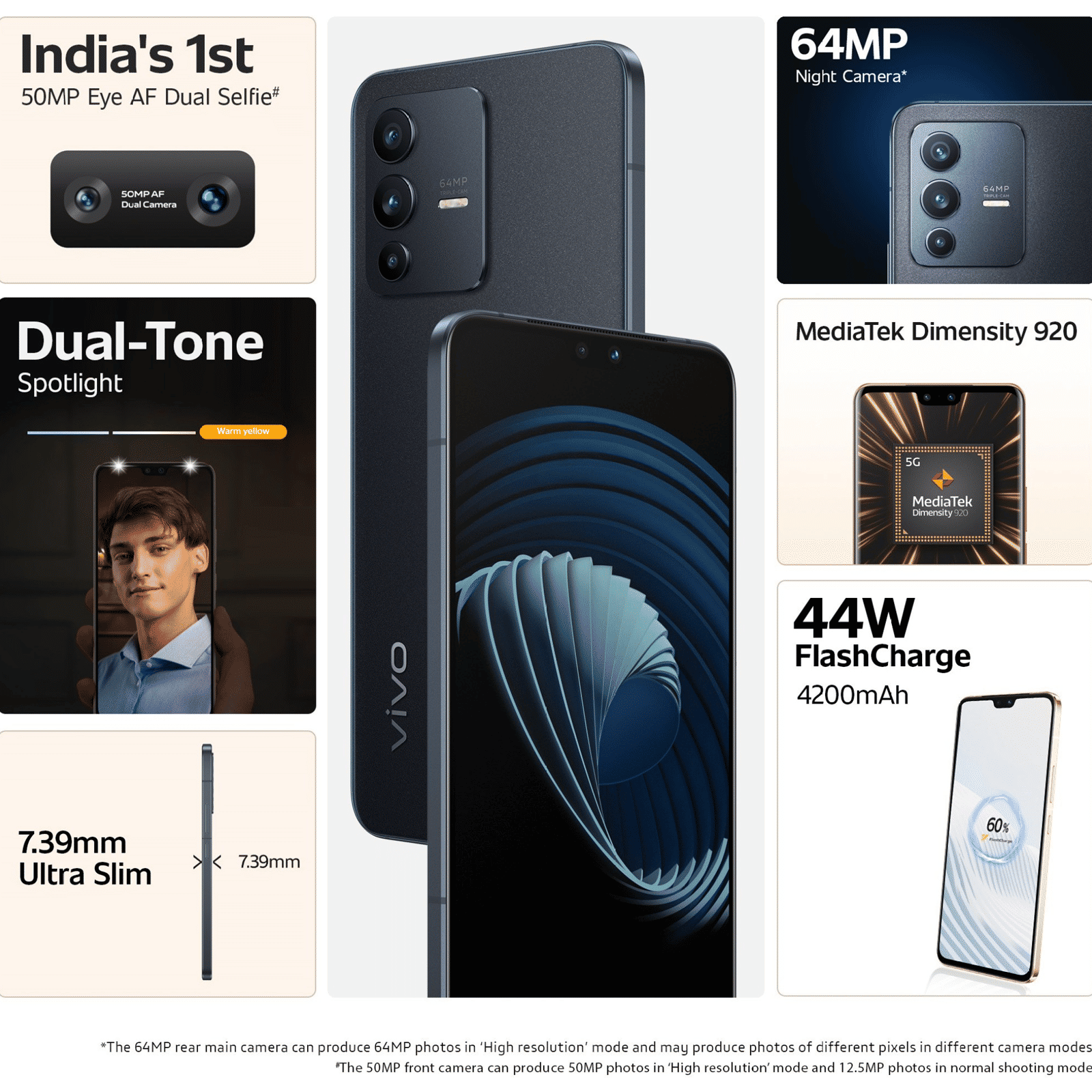 vivo V23 5G (12GB RAM, 256GB, Stardust Black)_9