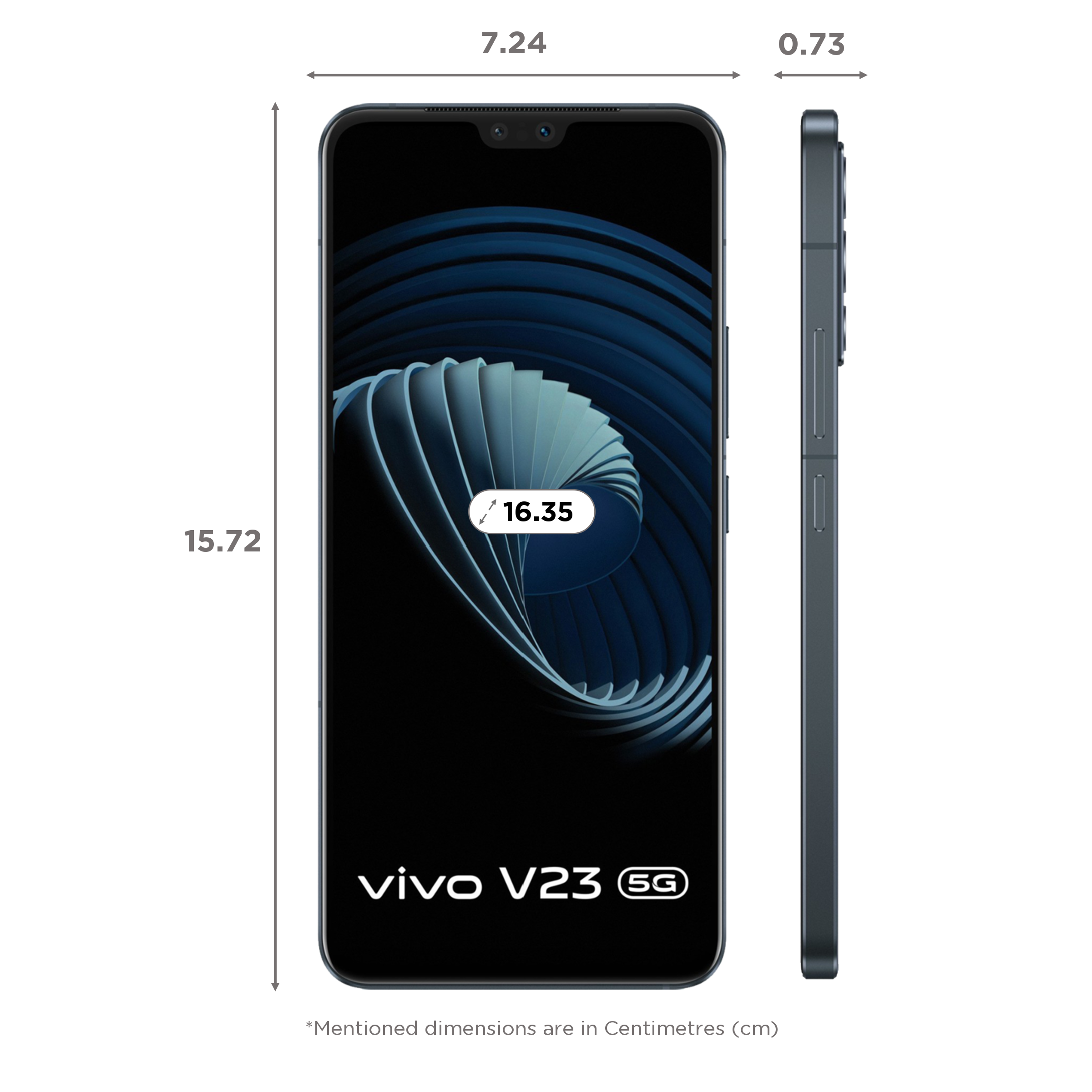 vivo V23 5G (12GB RAM, 256GB, Stardust Black)_2