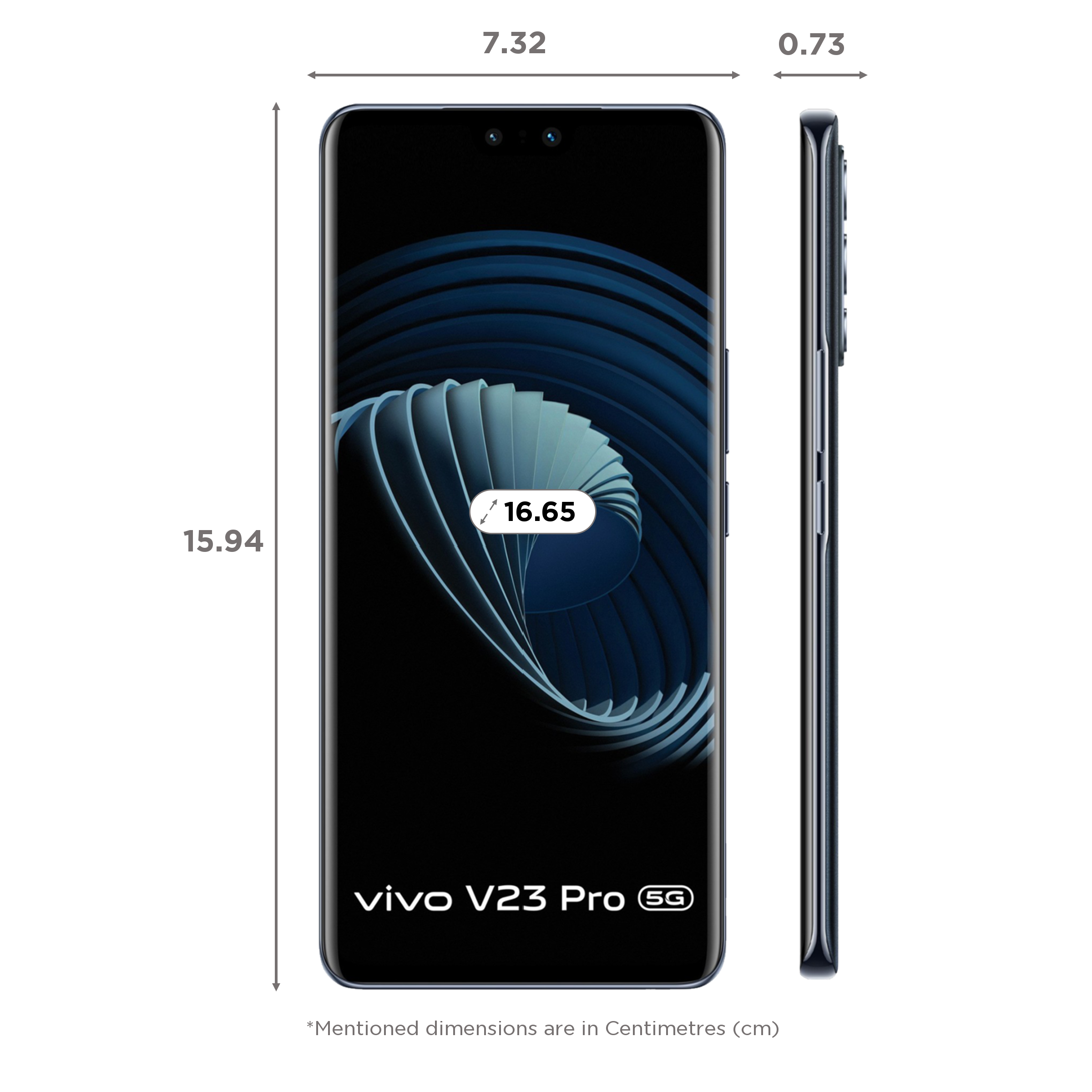 vivo V23 Pro 5G (12GB RAM, 256GB, Stardust Black)_2