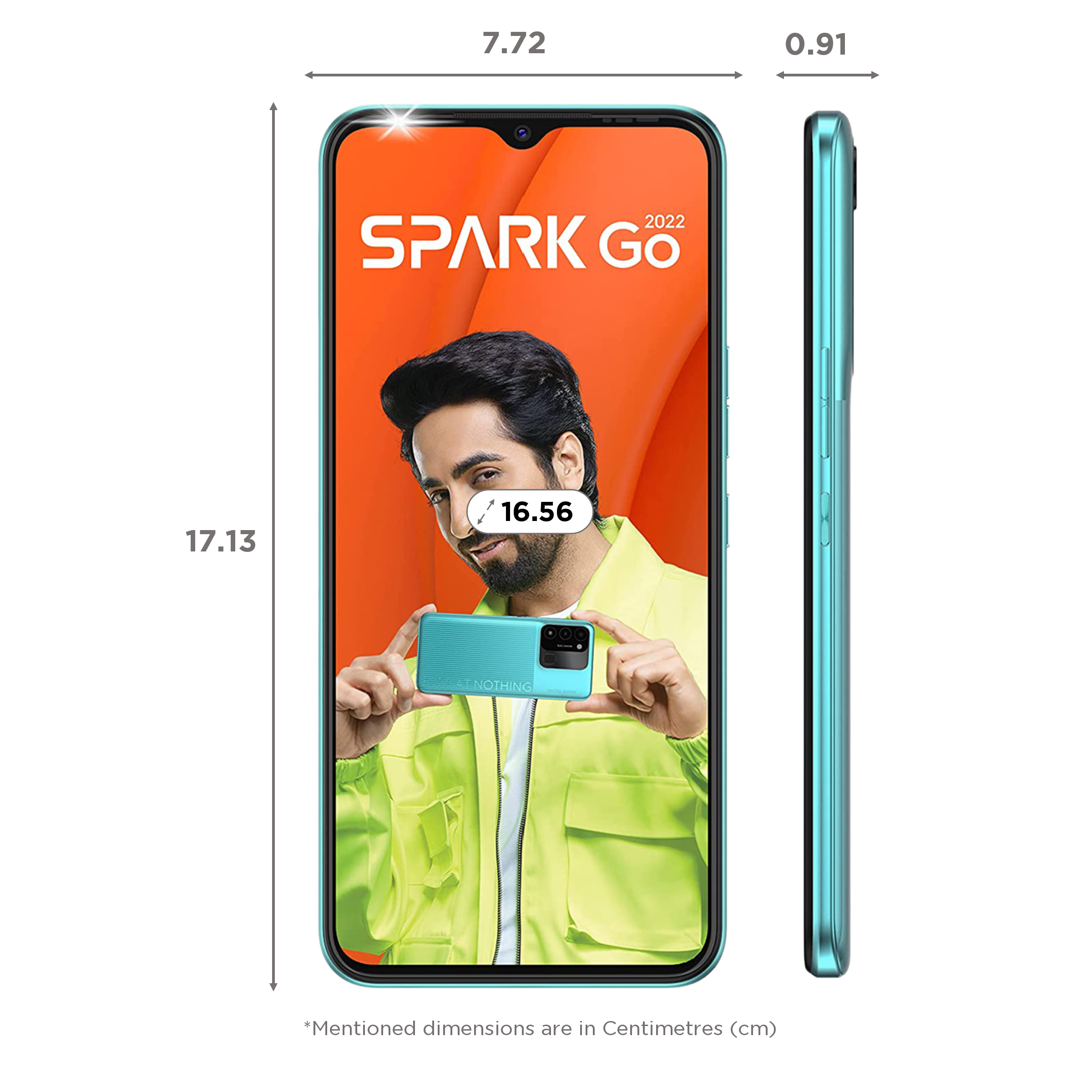 TECNO Spark Go 2022 (2GB RAM, 32GB, Turquoise Cyan)_2