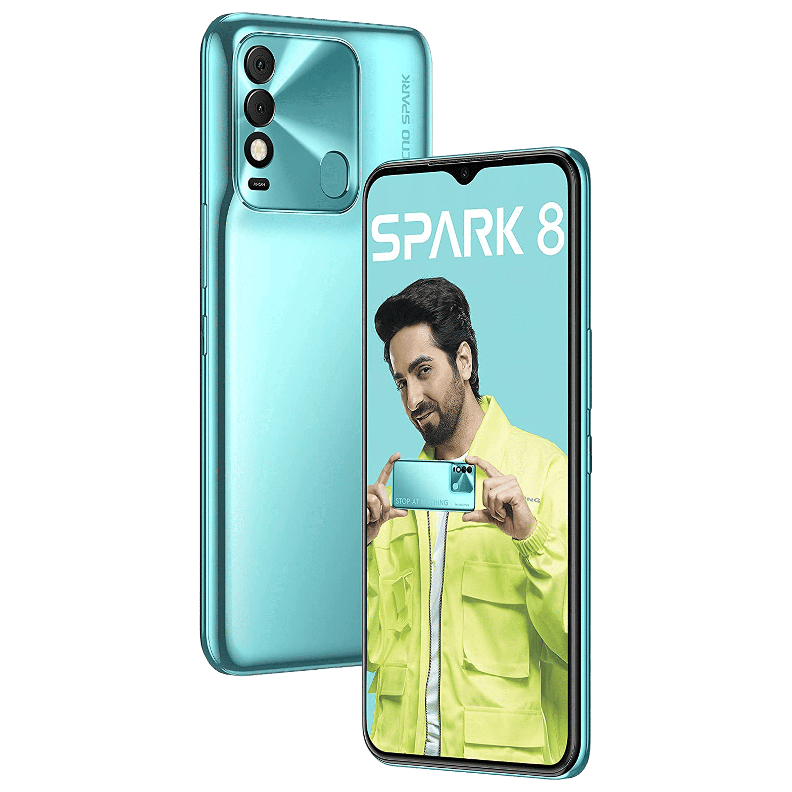TECNO Spark 8 (4GB RAM, 64GB, Turquoise Cyan)_5