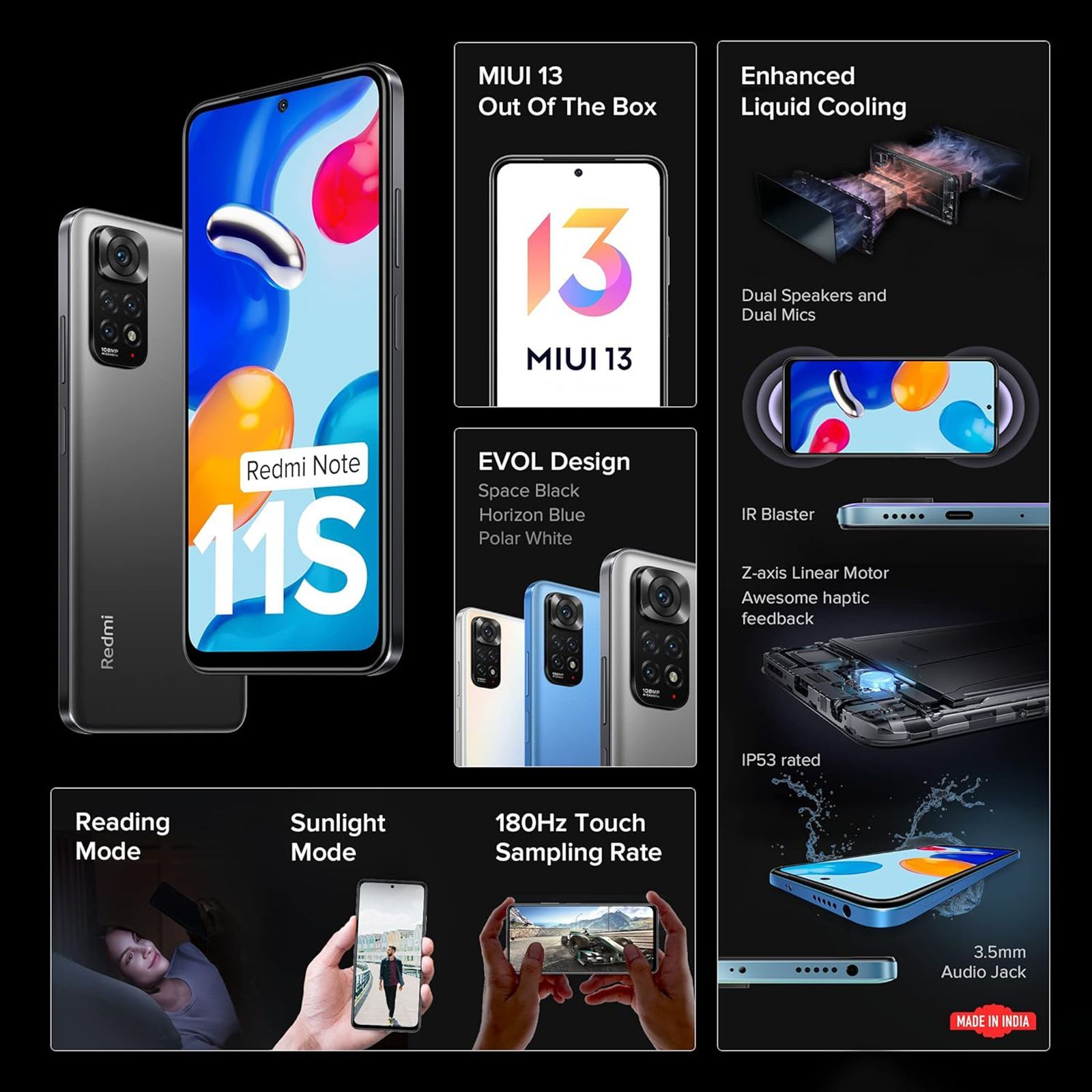 Redmi Note 11S (6GB RAM, 64GB, Space Black) Redmi Note 11S (6GB RAM, 64GB, Space Black)_13