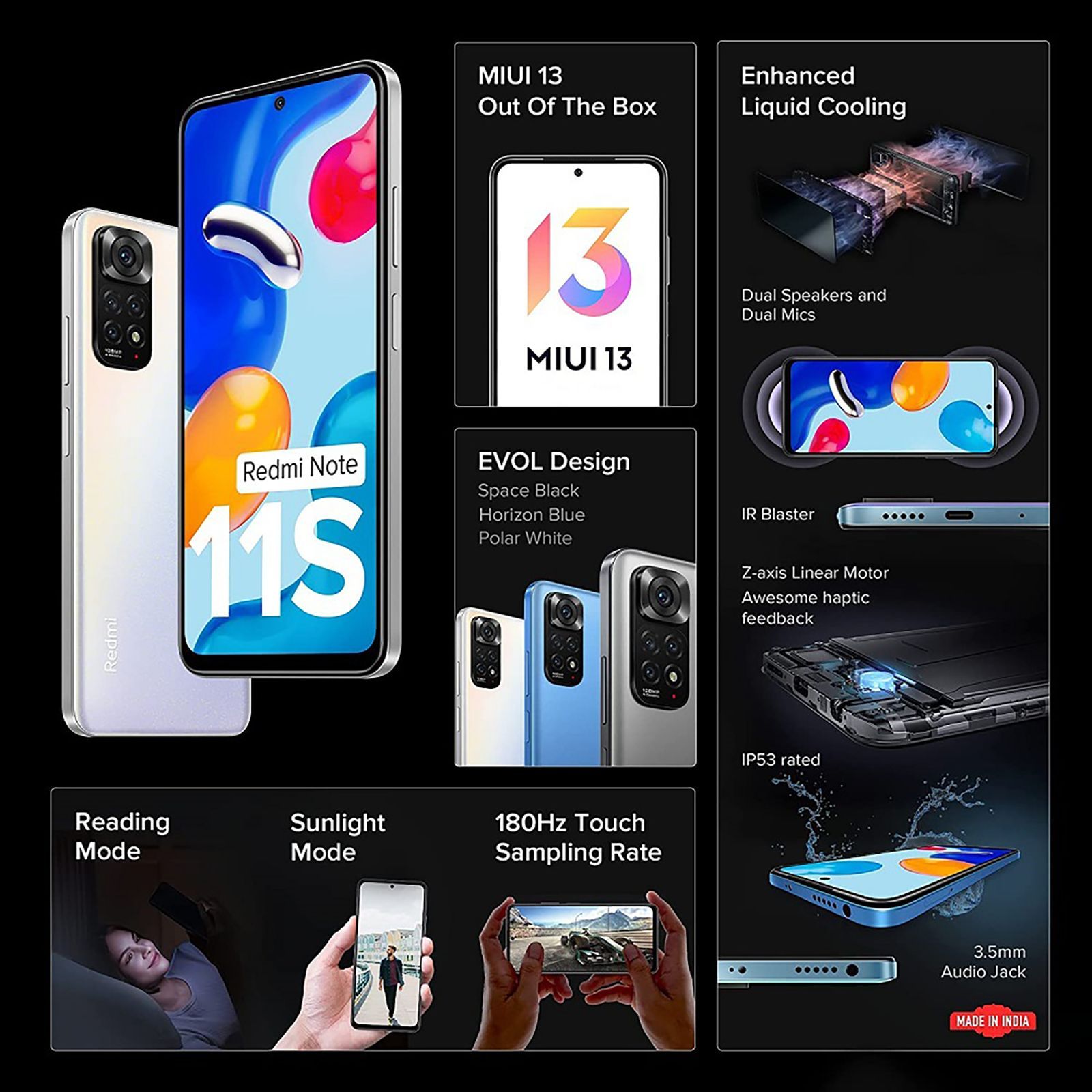 Redmi Note 11S (6GB RAM, 128GB, Polar White)_9