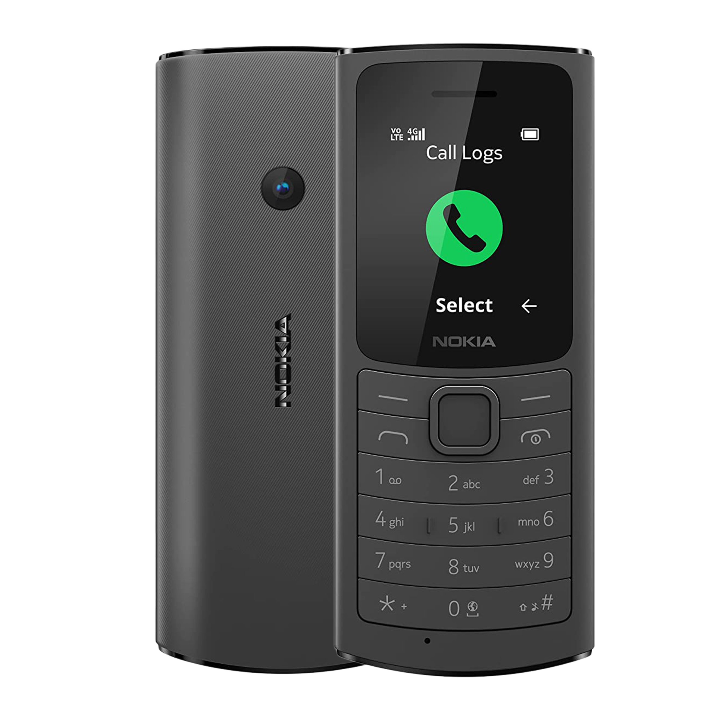 NOKIA 110 12LYRB21A01 (128MB, Dual SIM, Rear Camera, Charcoal) NOKIA 110 12LYRB21A01 (128MB, Dual SIM, Rear Camera, Charcoal)_1