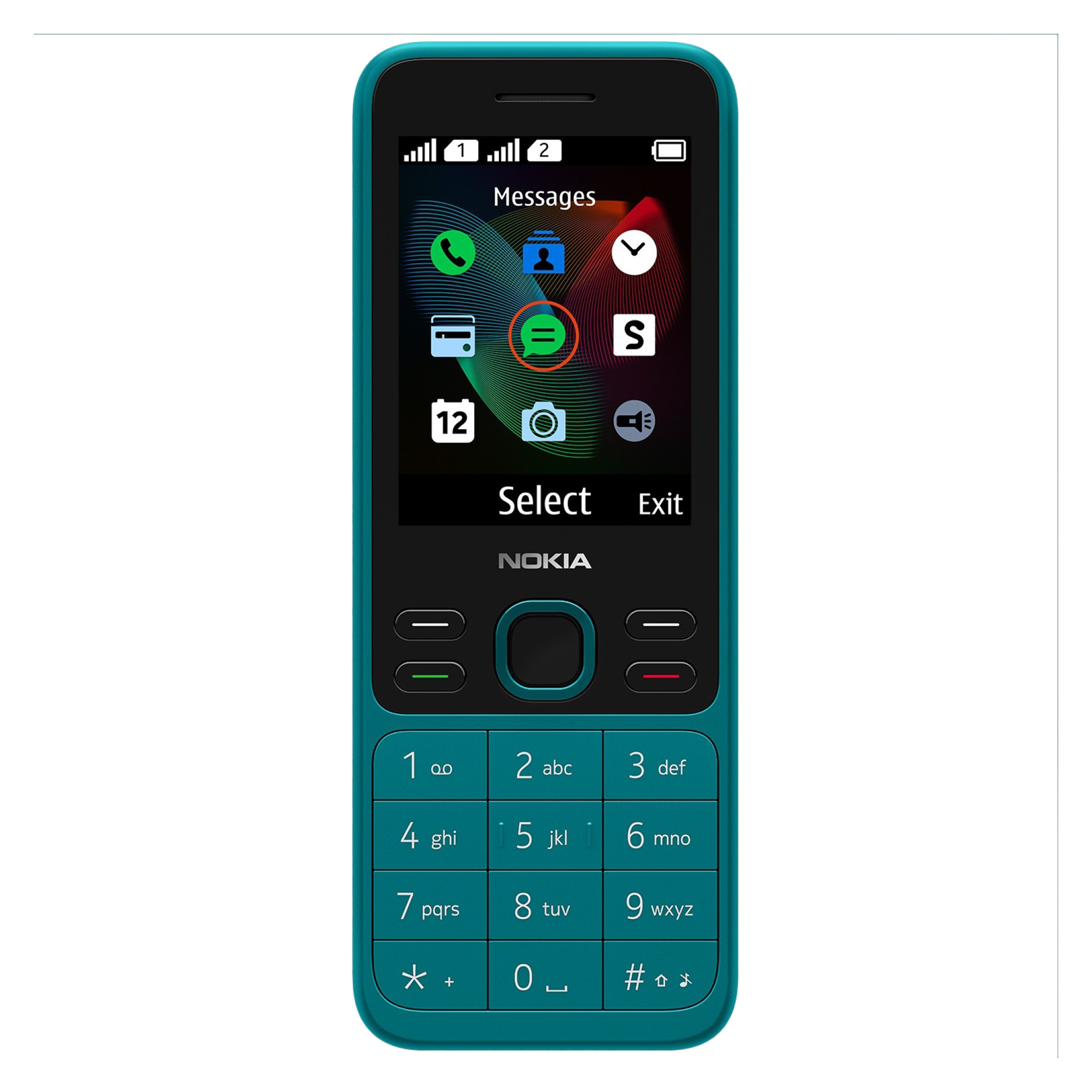 NOKIA 150 12GMNE21A01 (4MB, Dual SIM, Rear Camera, Cyan) NOKIA 150 12GMNE21A01 (4MB, Dual SIM, Rear Camera, Cyan)_6