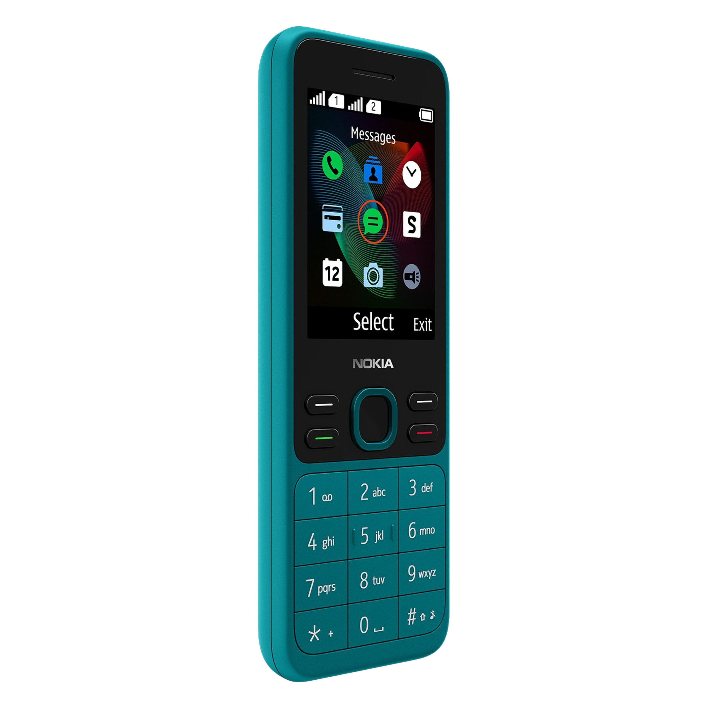 NOKIA 150 12GMNE21A01 (4MB, Dual SIM, Rear Camera, Cyan) NOKIA 150 12GMNE21A01 (4MB, Dual SIM, Rear Camera, Cyan)_3