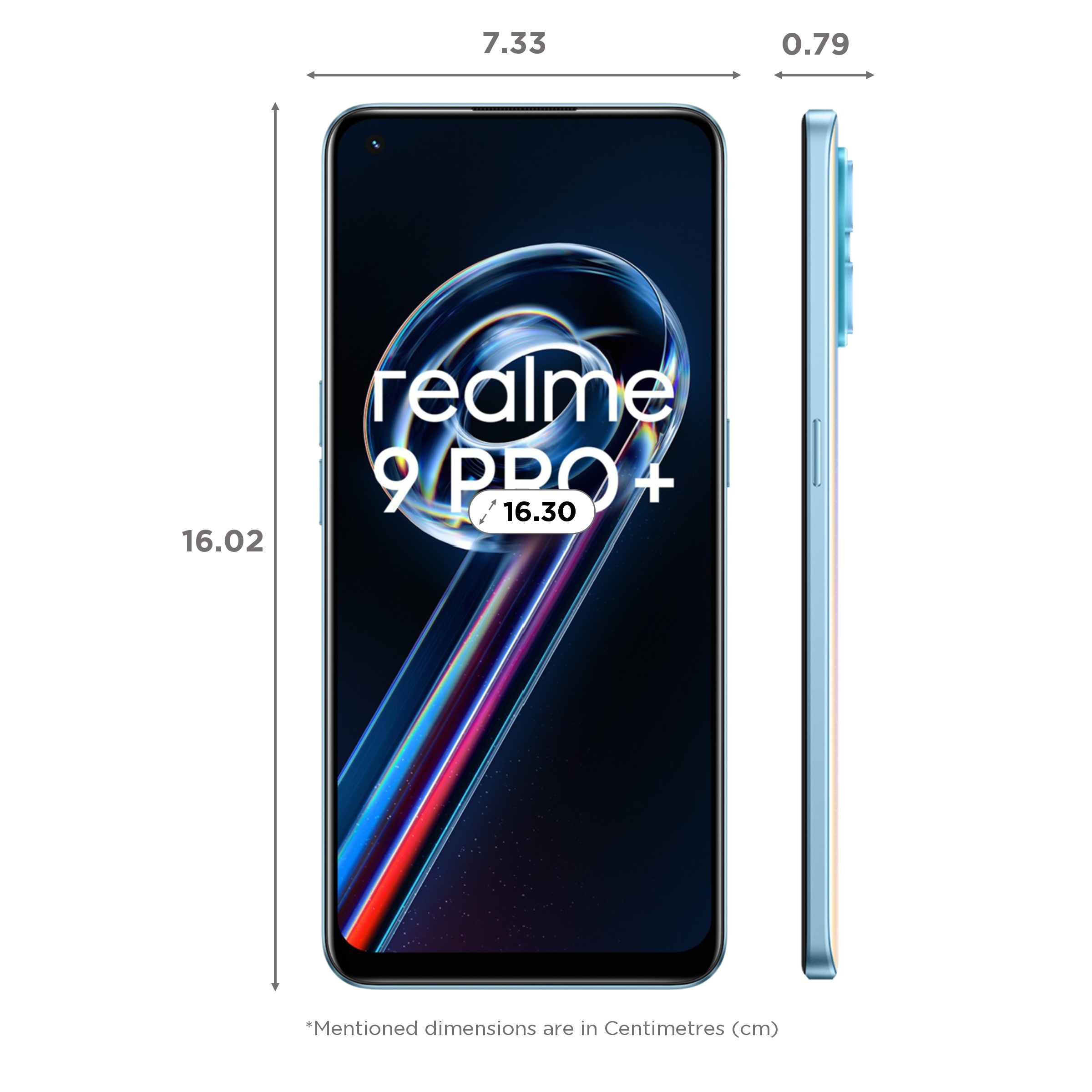 realme 9 Pro+ 5G (8GB RAM, 128GB, Sunrise Blue)_2
