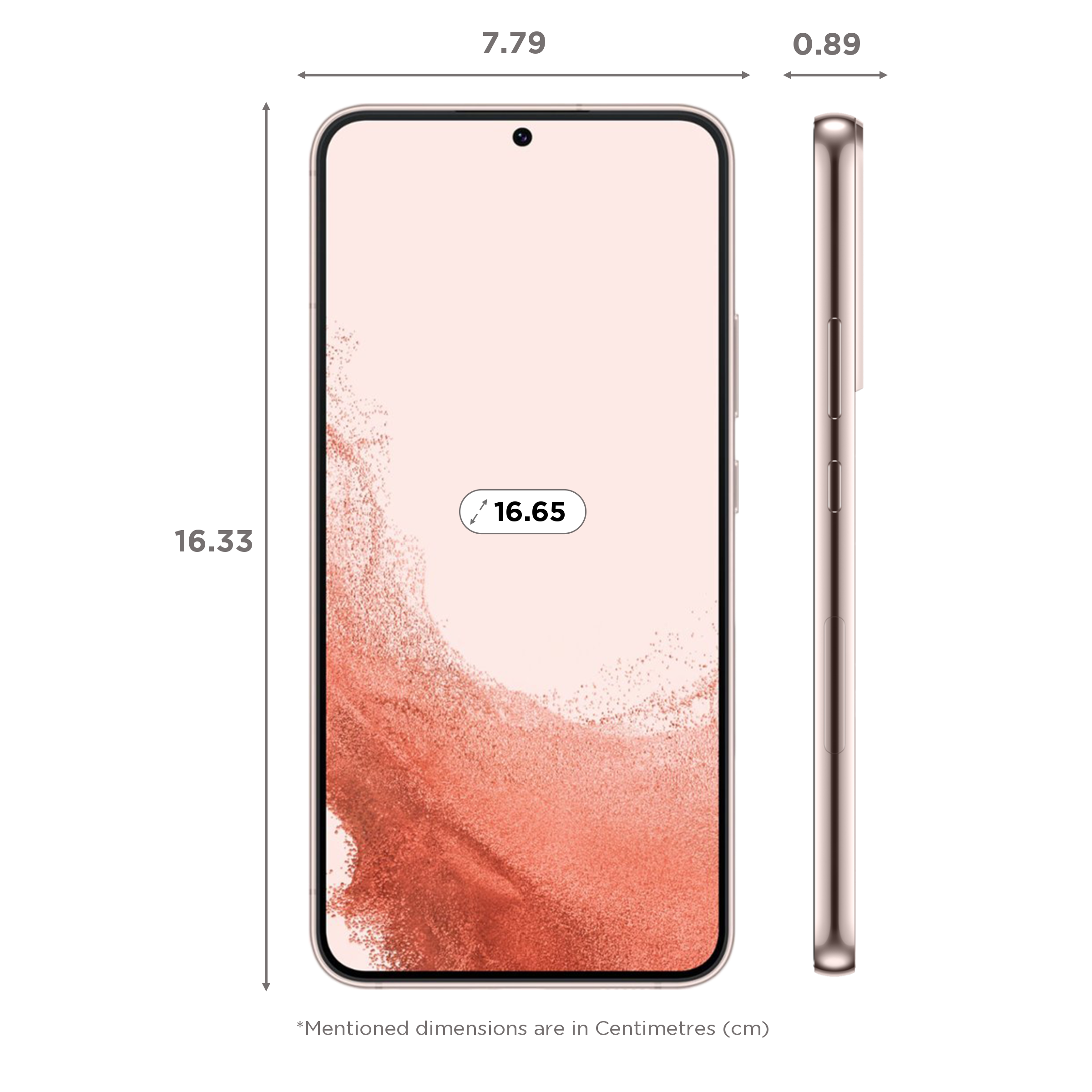 SAMSUNG Galaxy S22+ 5G (8GB RAM, 128GB, Pink Gold)_2