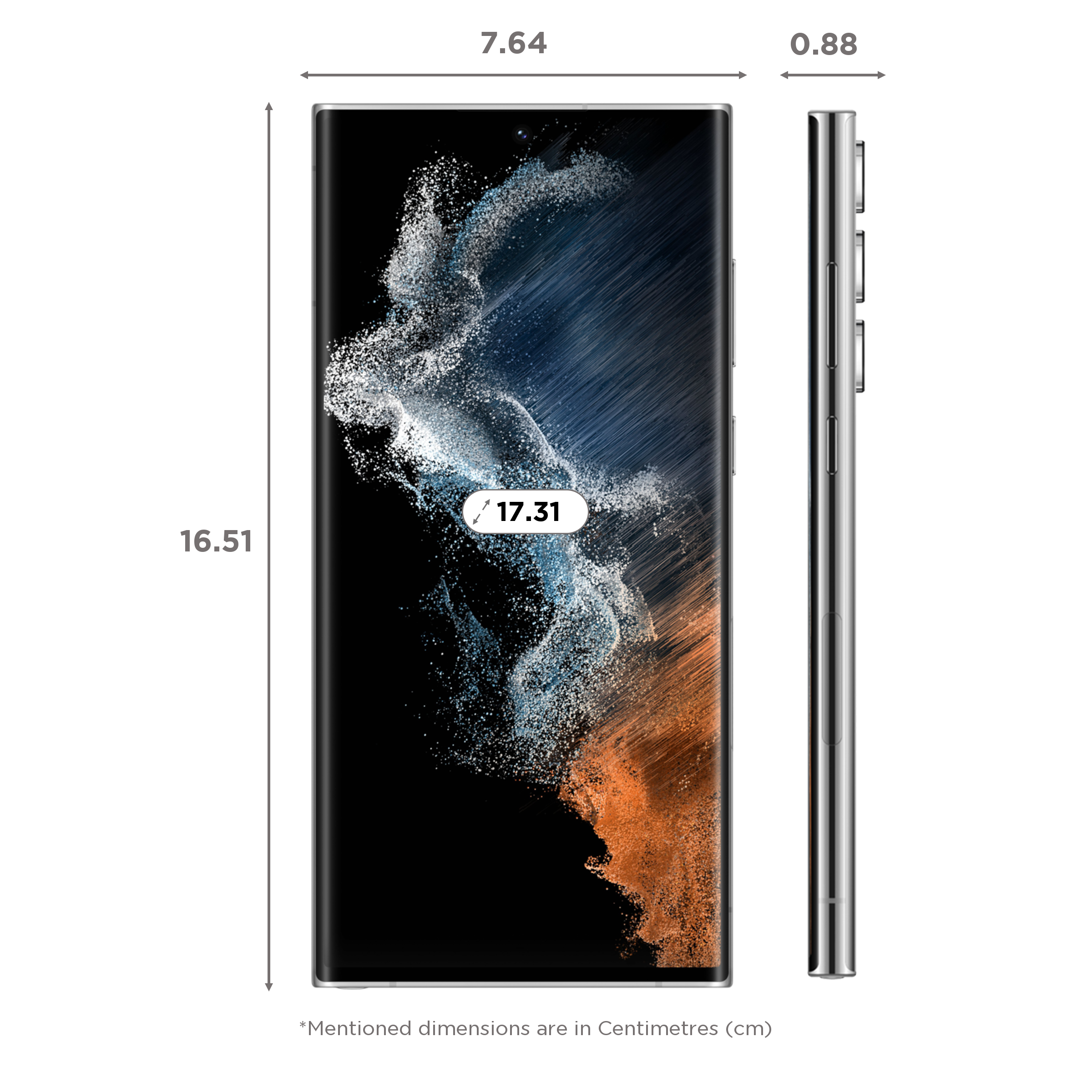 SAMSUNG Galaxy S22 Ultra 5G (12GB RAM, 256GB, Phantom White)_2
