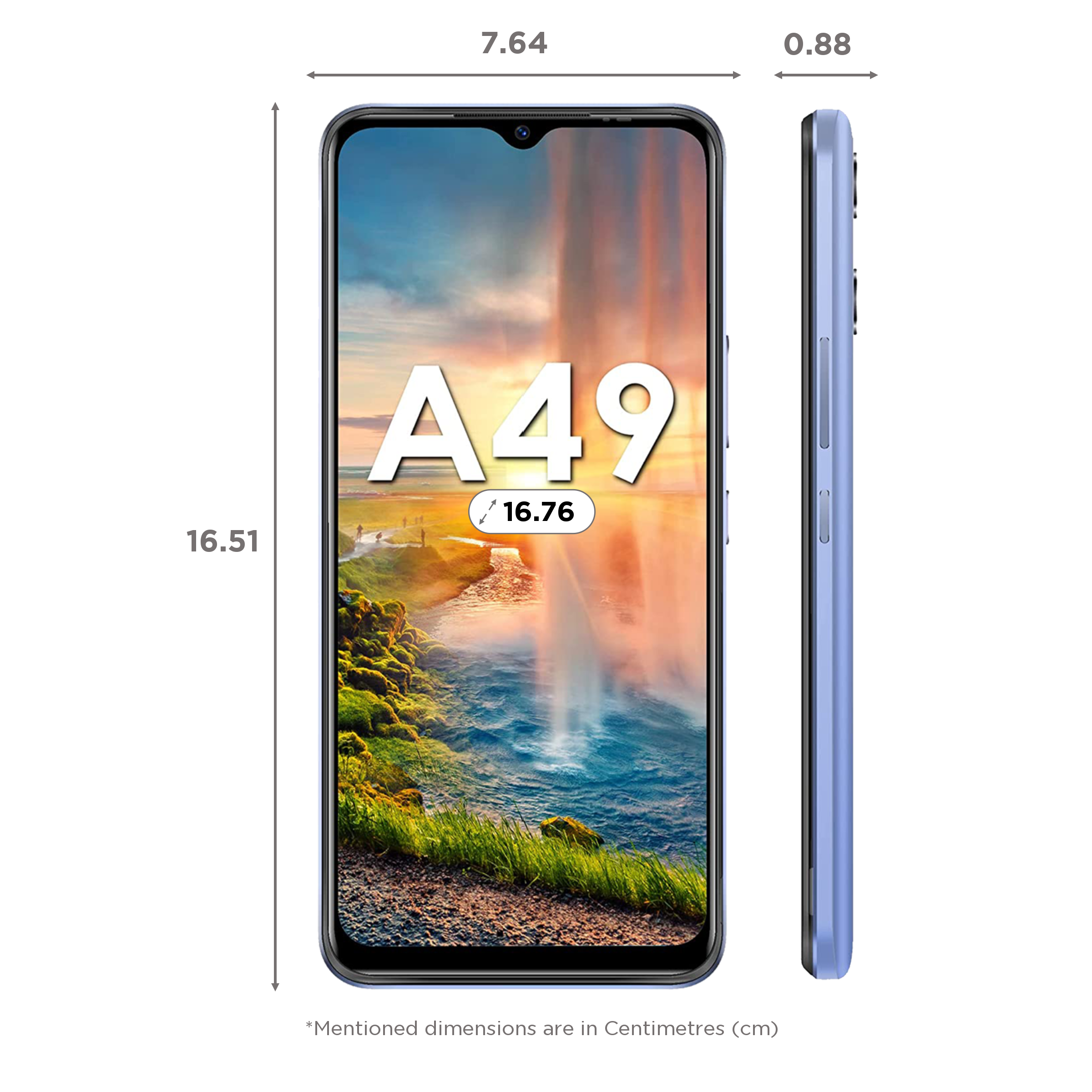 Itel A49 (2GB RAM, 32GB, Dome Blue)_2