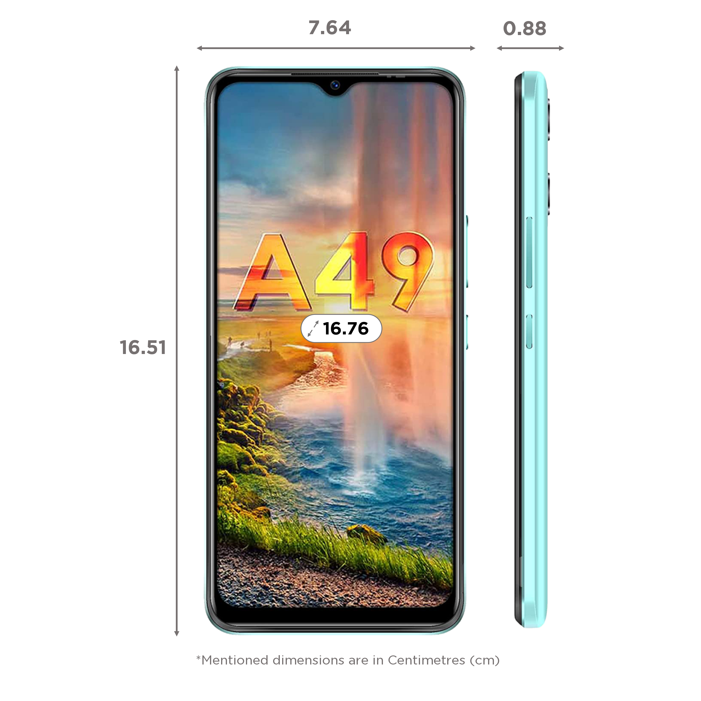 Itel A49 (2GB RAM, 32GB, Sky Cyan)_2