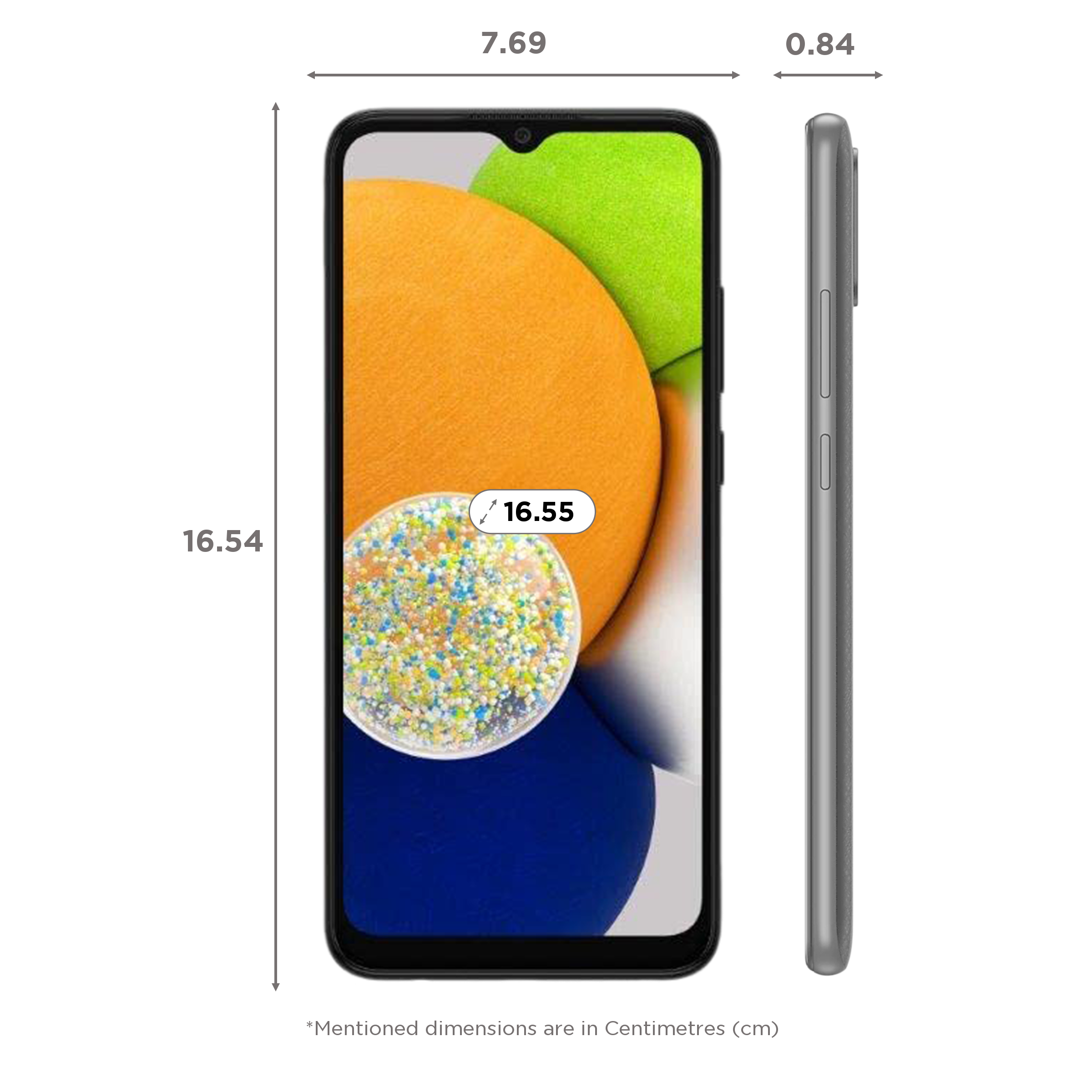 SAMSUNG Galaxy A03 (4GB RAM, 64GB, Black)_2