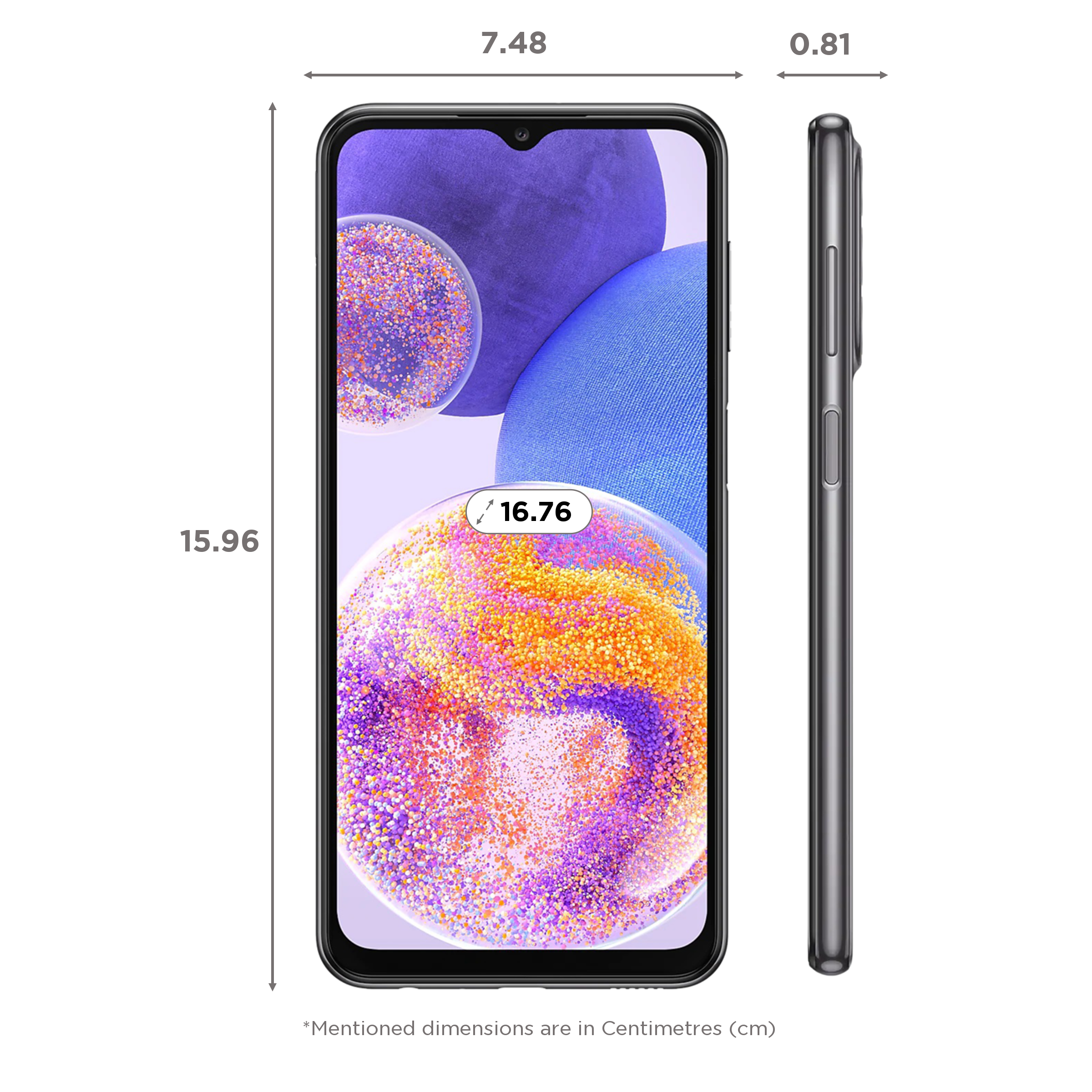 SAMSUNG Galaxy A23 (8GB RAM, 128GB, Black)_2