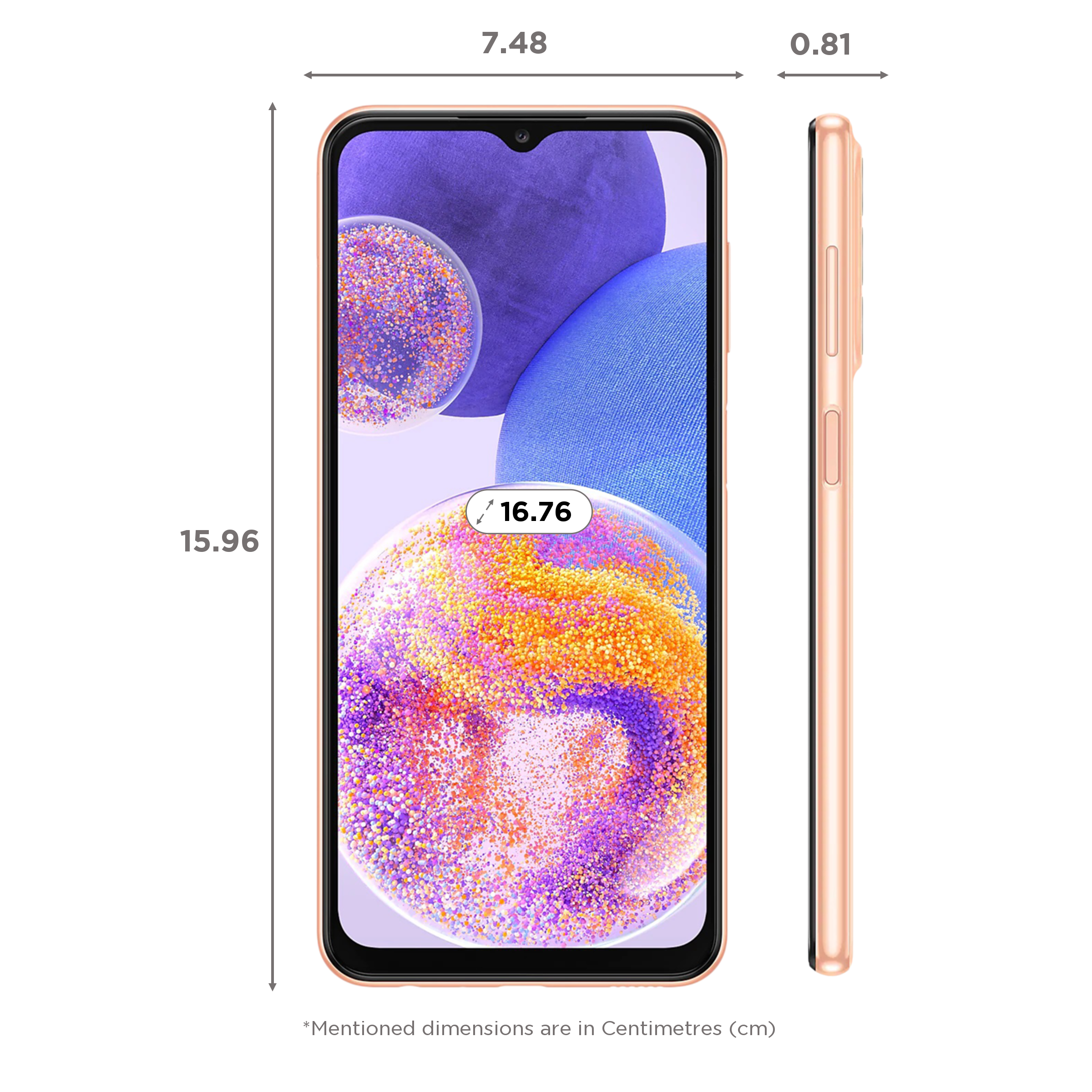 SAMSUNG Galaxy A23 (8GB RAM, 128GB, Orange)_2