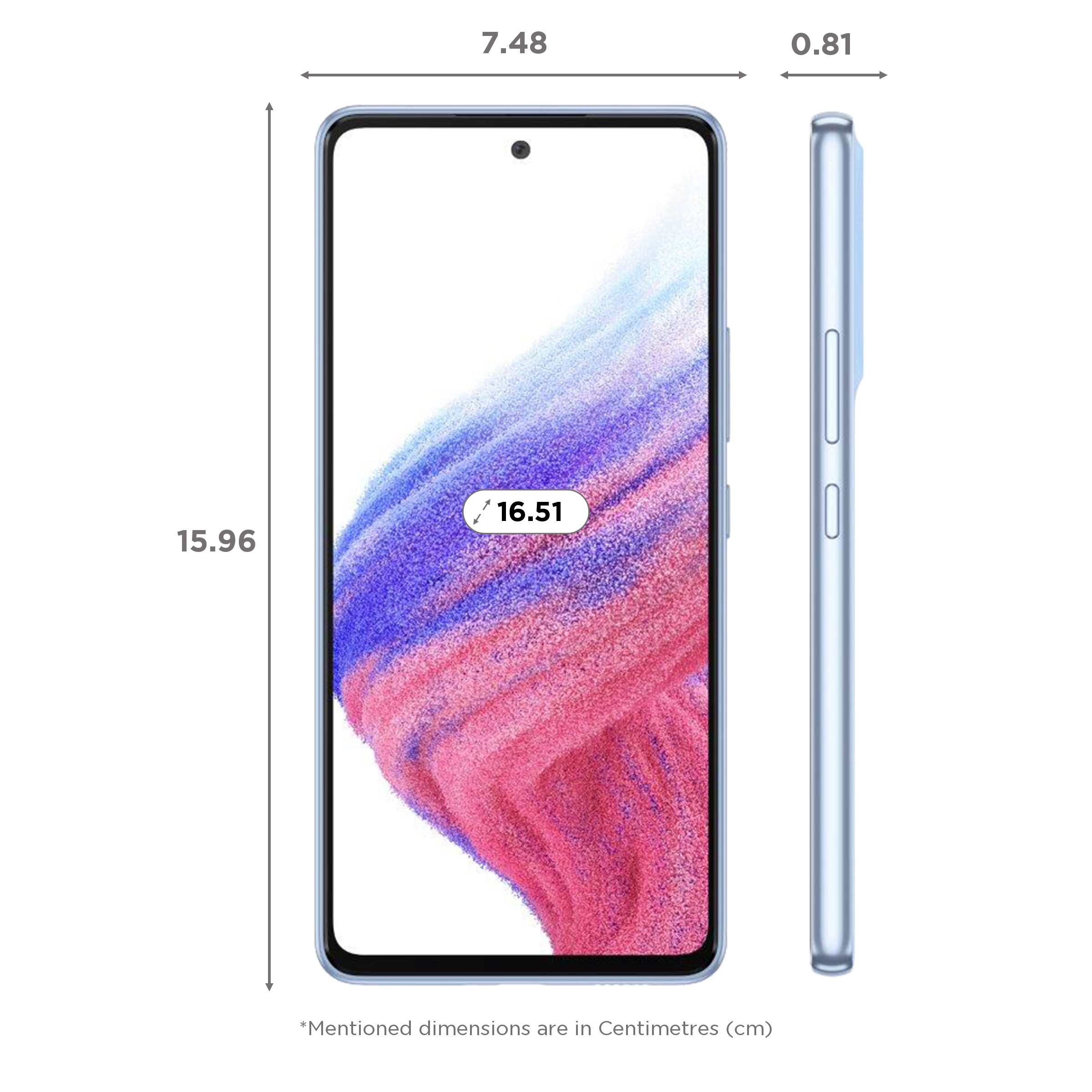 SAMSUNG Galaxy A53 5G (8GB RAM, 128GB, Awesome Blue)_2