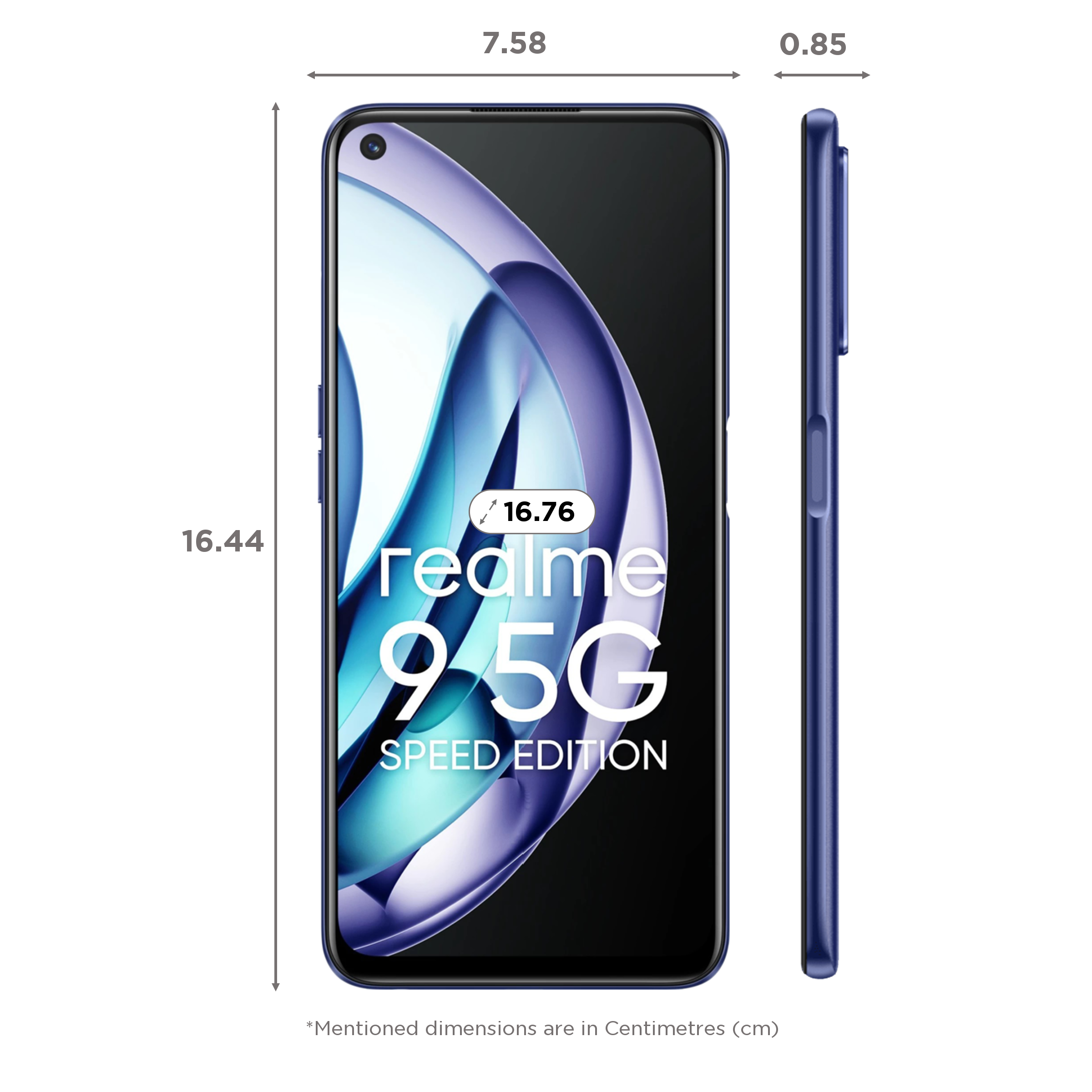 realme 9 Speed Edition 5G (6GB RAM, 128GB, Azure Glow)_2