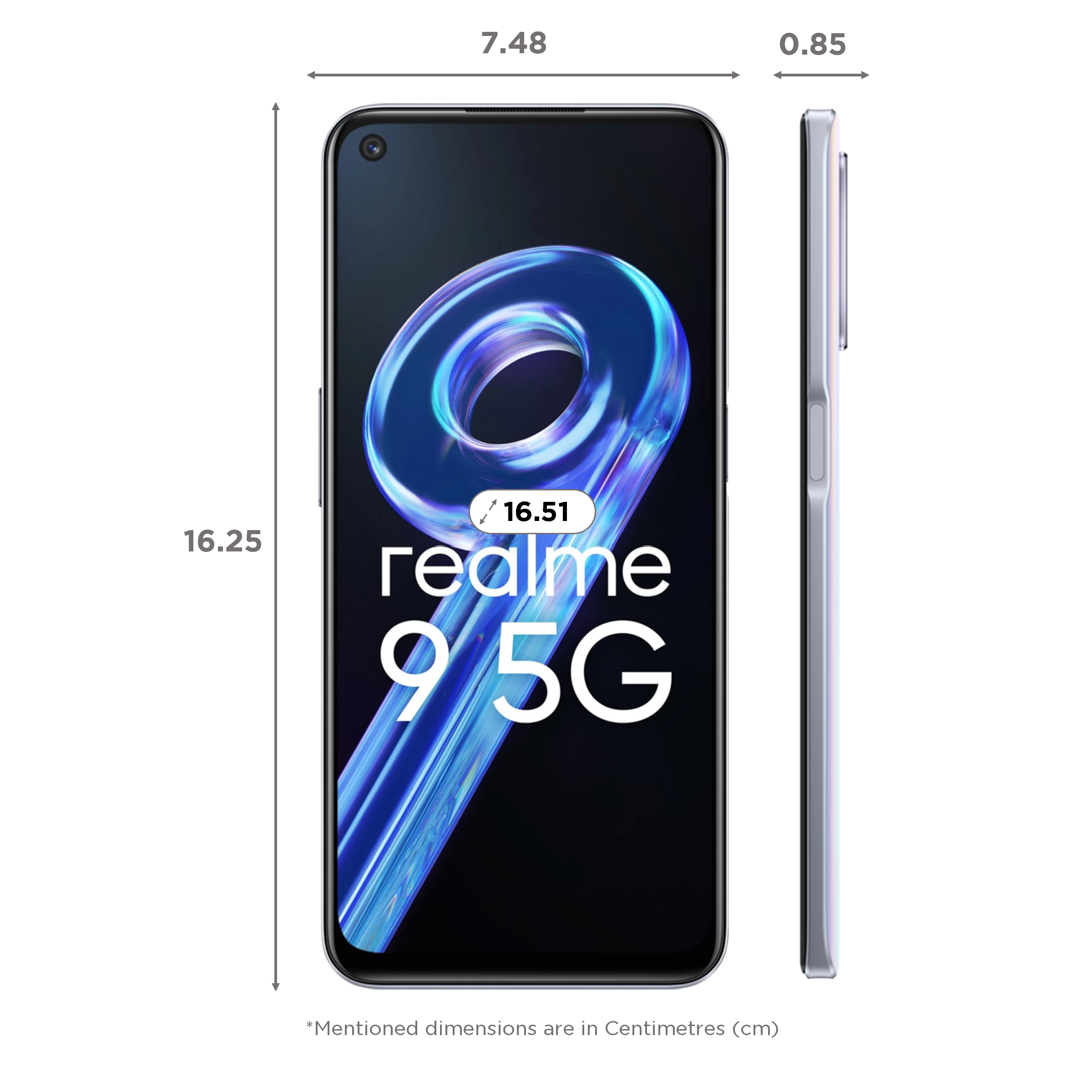 realme 9 5G (4GB RAM, 64GB, Stargaze White)_2