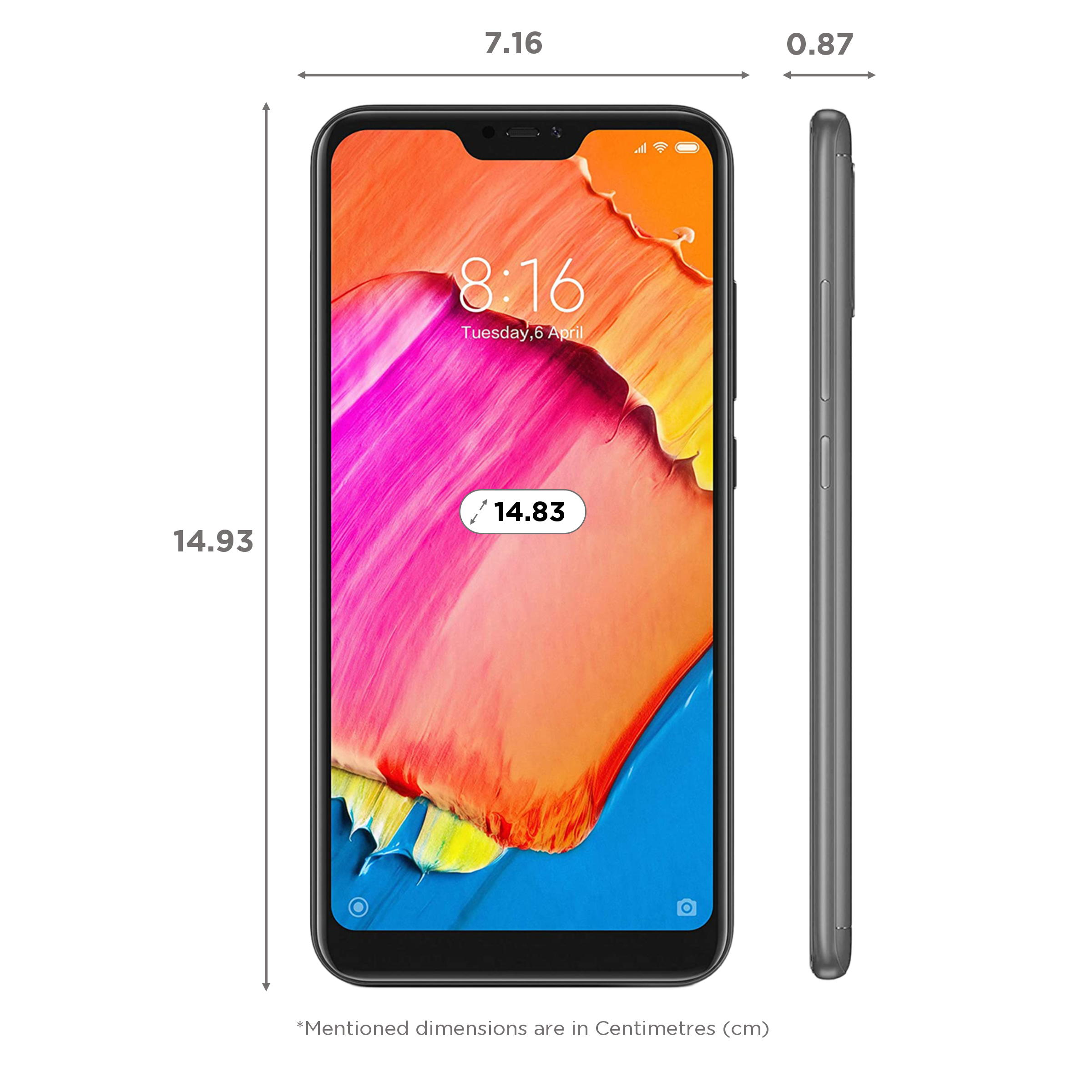 Refurbished Redmi 6 Pro (4GB RAM, 64GB, Black)_2