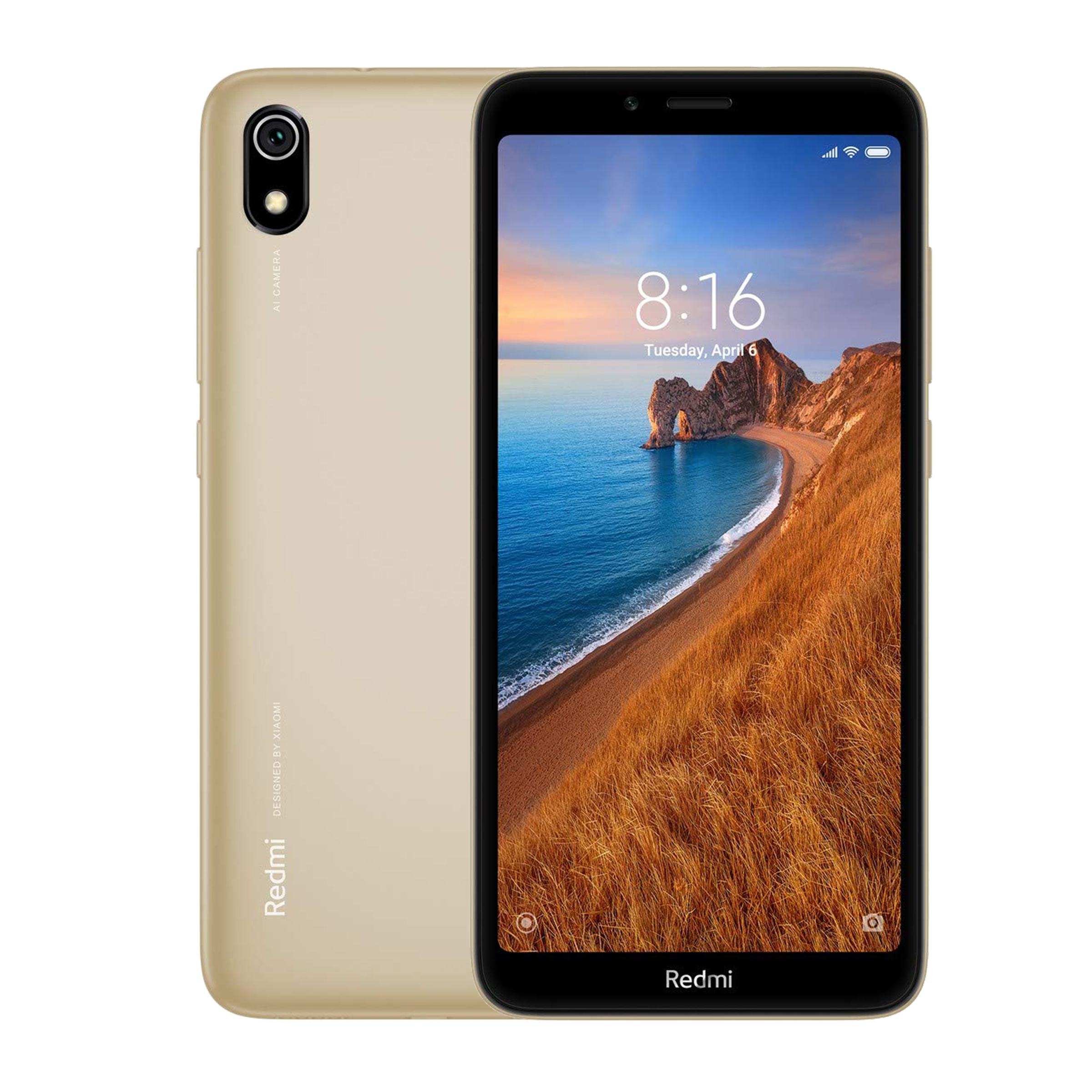 Refurbished Redmi 7A (2GB RAM, 32GB, Matte Gold)_1
