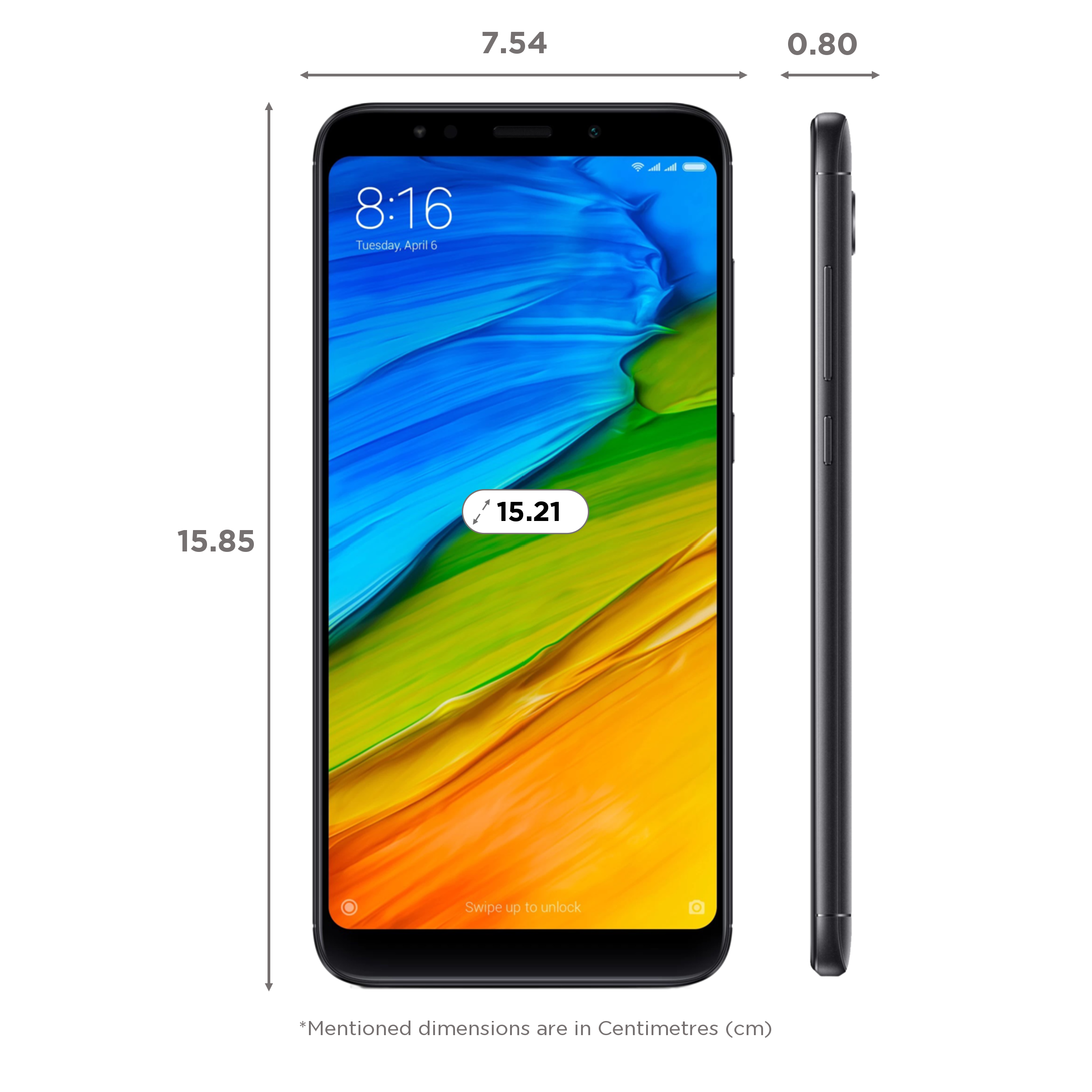 Refurbished Redmi Note 5 (4GB RAM, 64GB, Black)_3