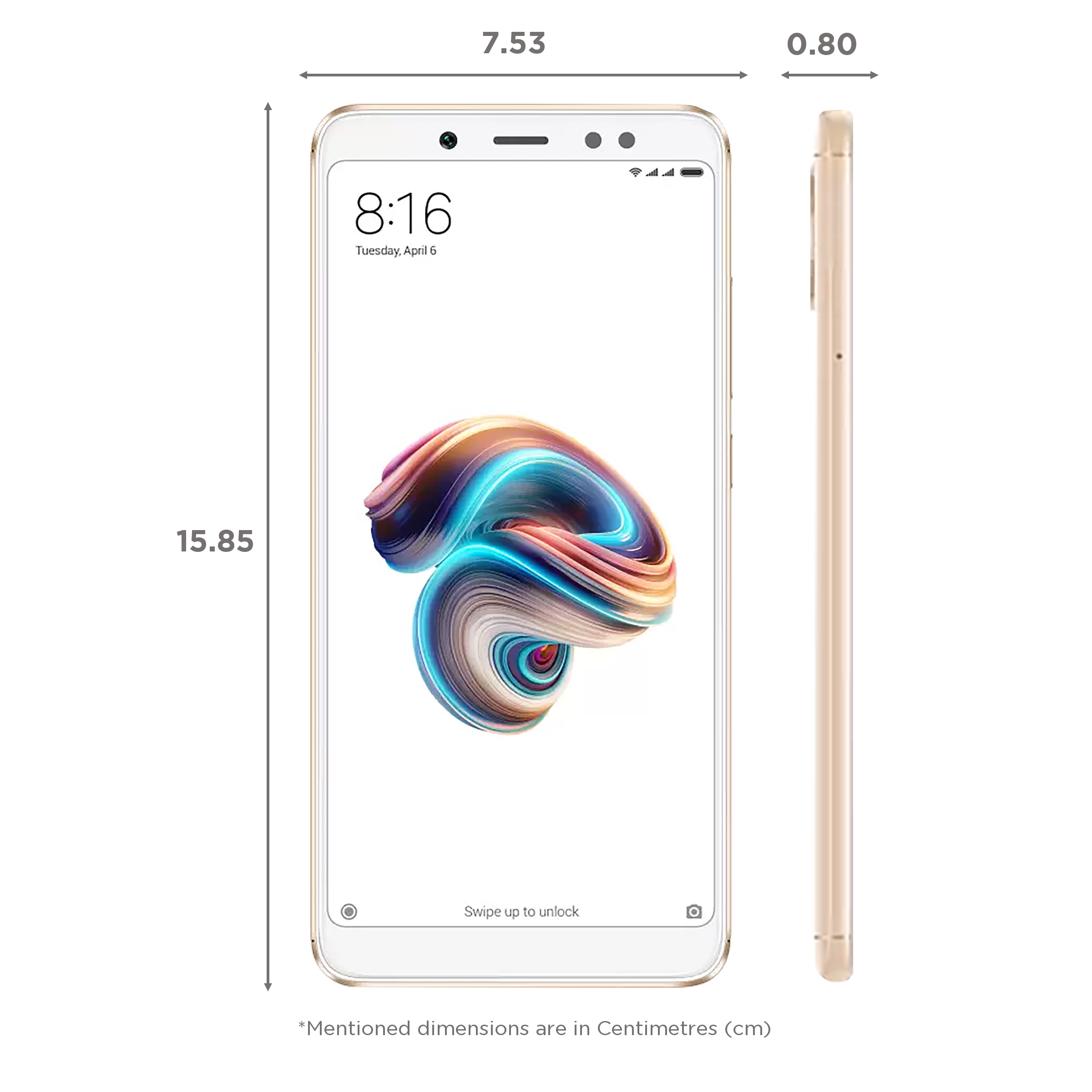 Refurbished Redmi Note 5 Pro (4GB RAM, 64GB, Gold)_2