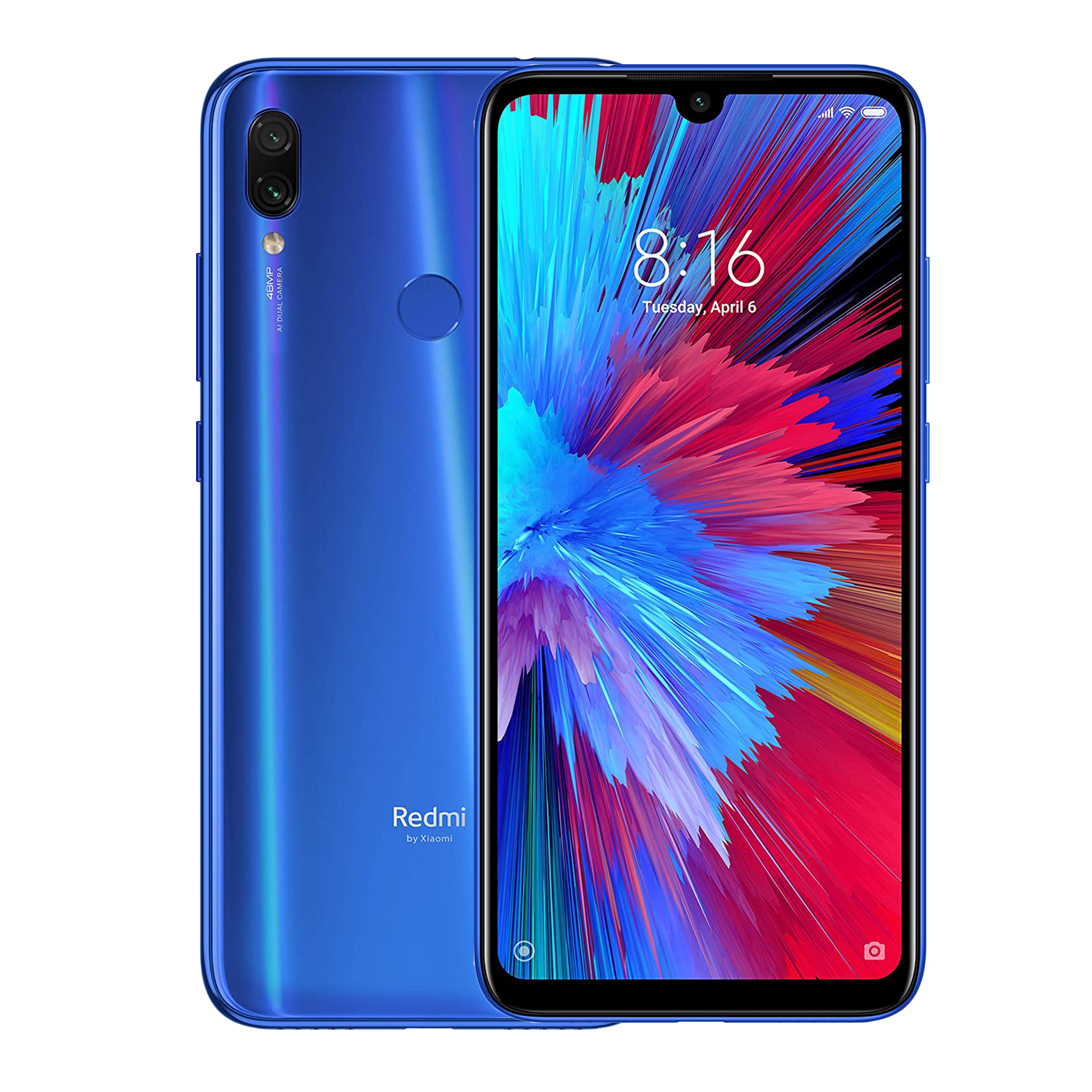 Refurbished Redmi Note 7S (3GB RAM, 32GB, Sapphire Blue)_1