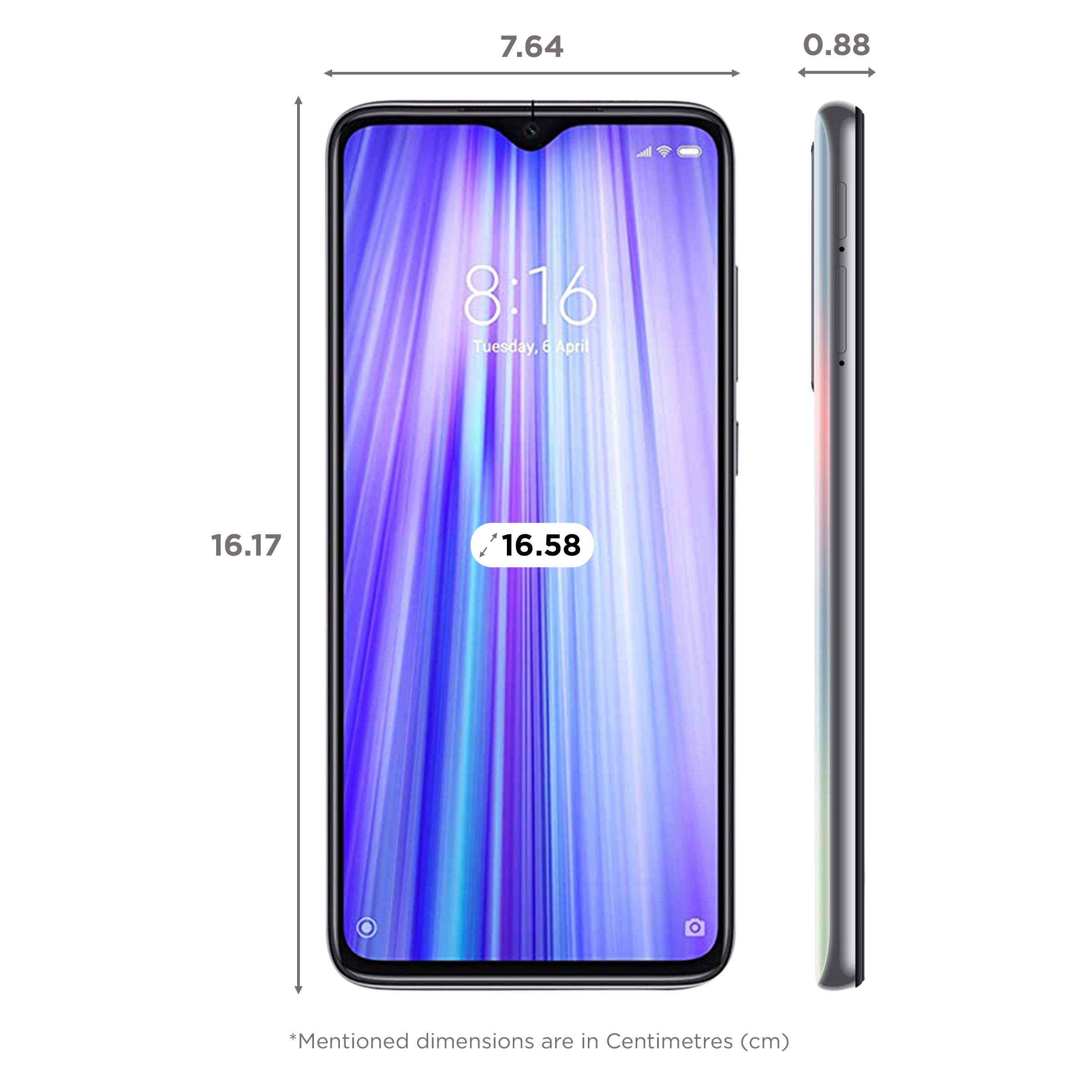 Refurbished Redmi Note 8 Pro (6GB RAM, 128GB, White)_2