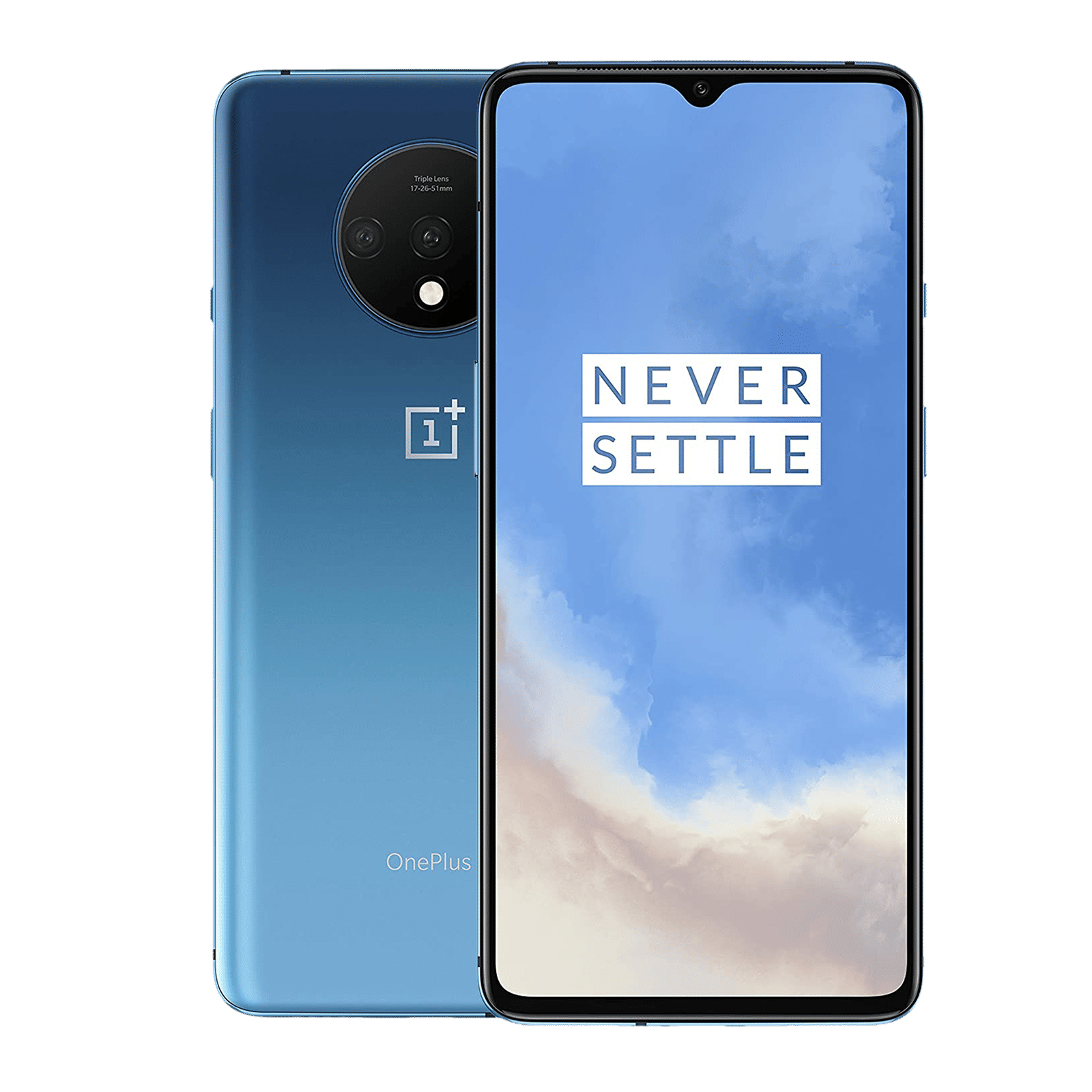 Refurbished OnePlus 7T (8GB RAM, 128GB, Glacier Blue)_1
