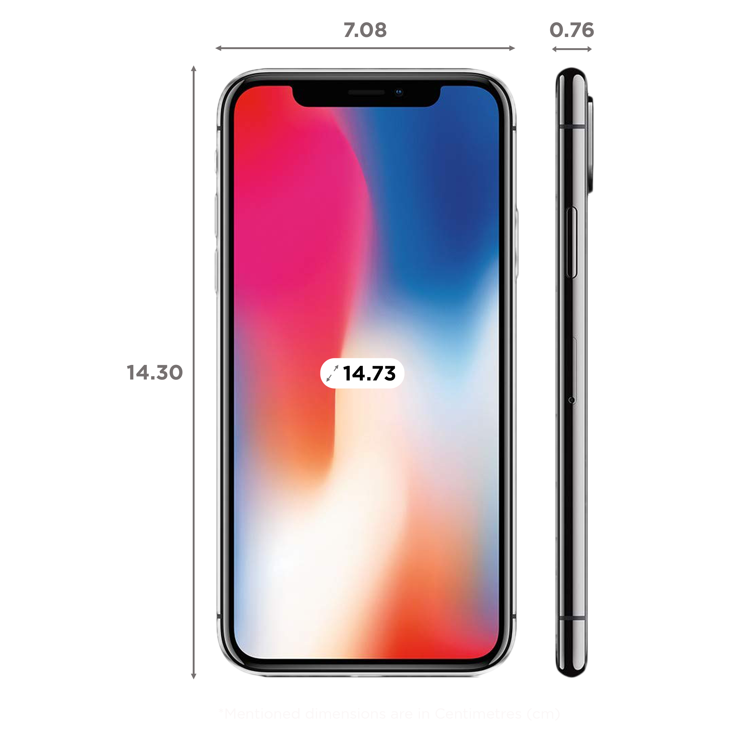 Refurbished Apple iPhone X (64GB, Space Grey)_2