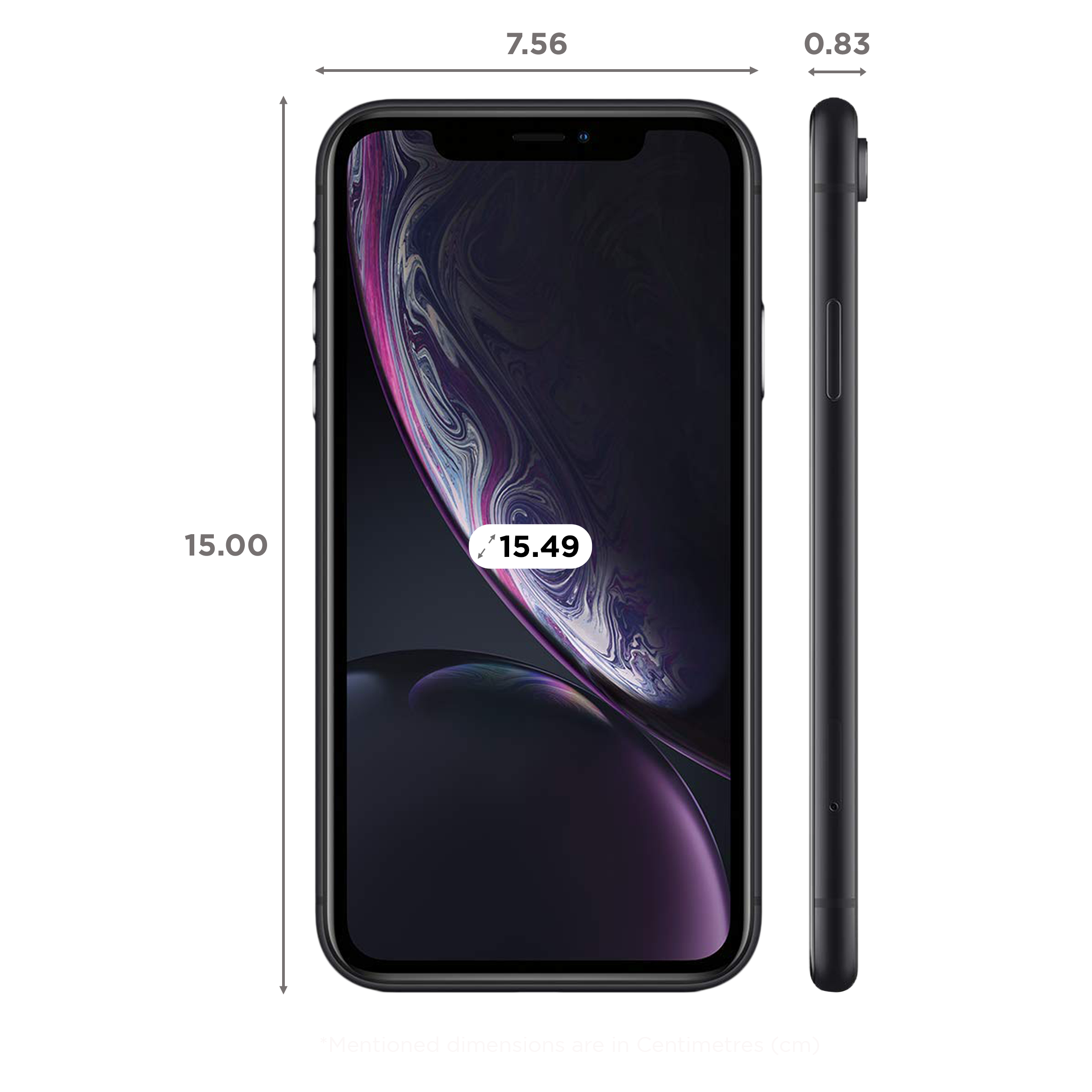 Refurbished Apple iPhone XR (128GB, Black)_2