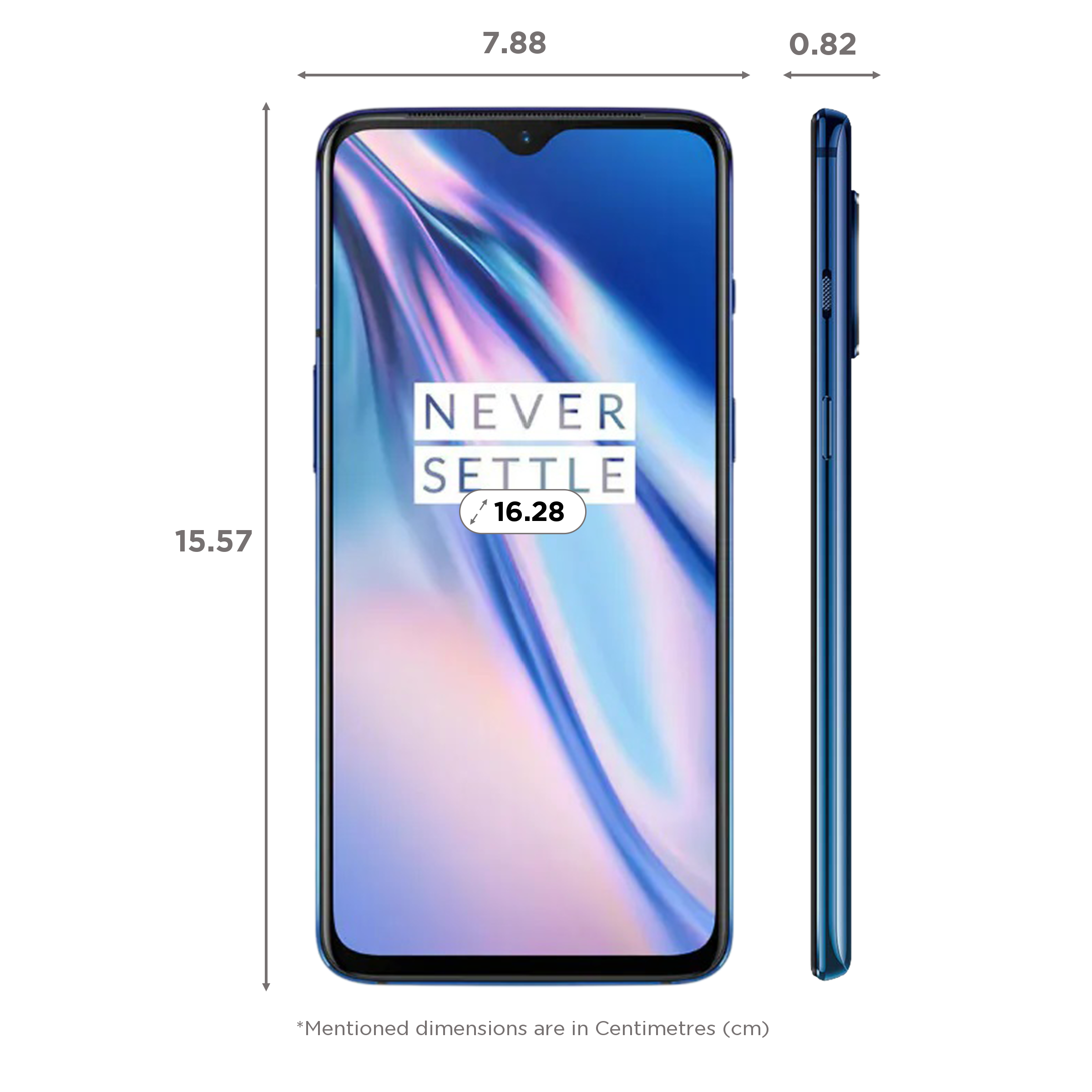 Refurbished OnePlus 7 (6GB RAM, 128GB, Blue)_2