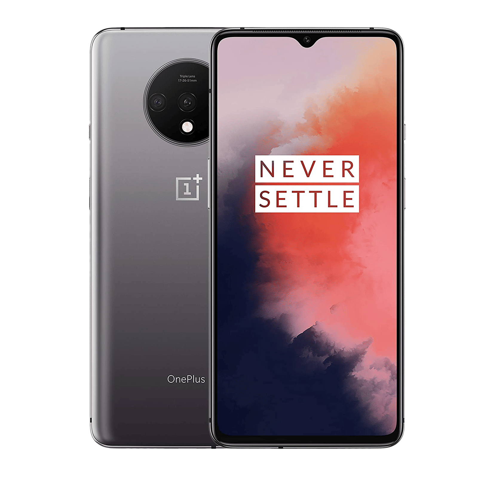 Refurbished OnePlus 7T (8GB RAM, 128GB, Frosted Silver)_1