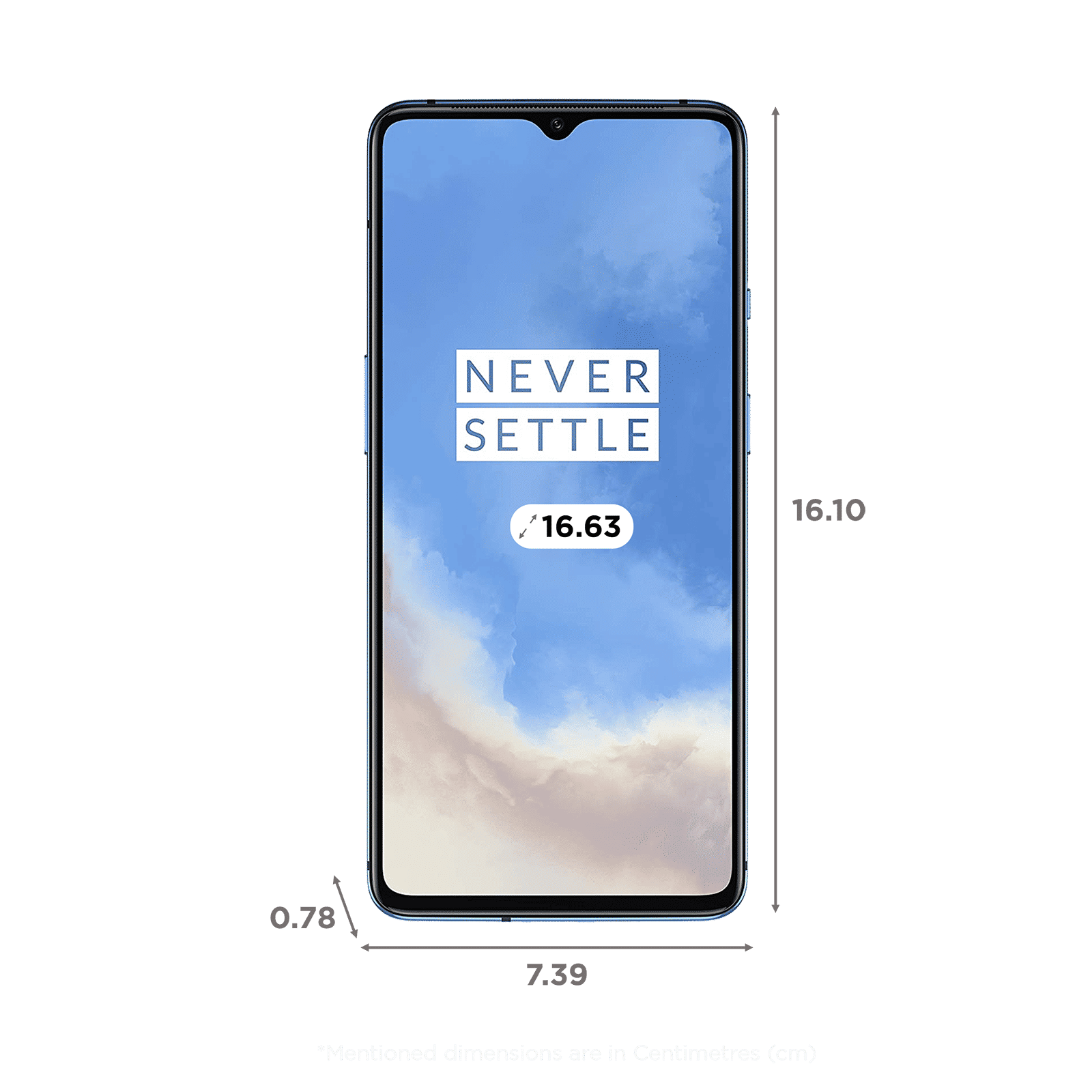 Refurbished OnePlus 7T (8GB RAM, 256GB, Glacier Blue)_2