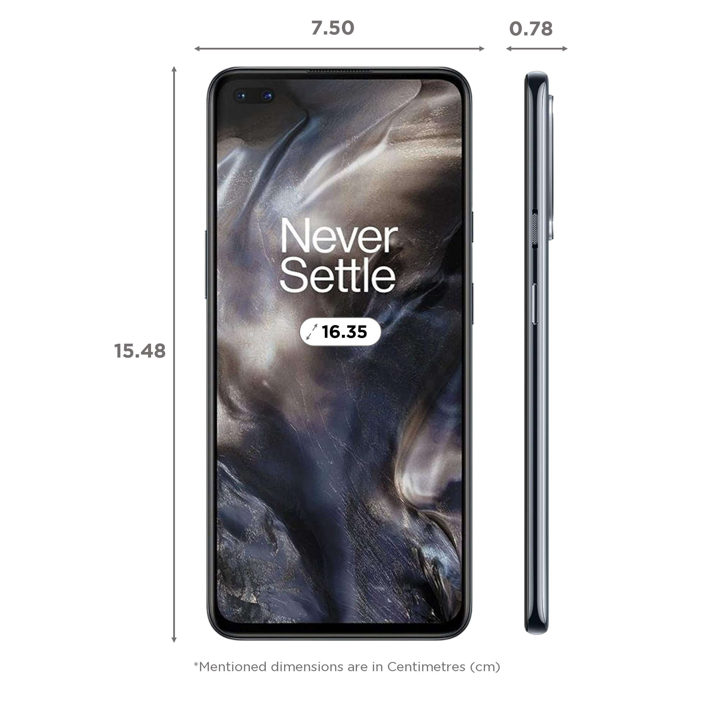 Refurbished OnePlus Nord 5G (8GB RAM, 128GB, Gray Onyx)_2