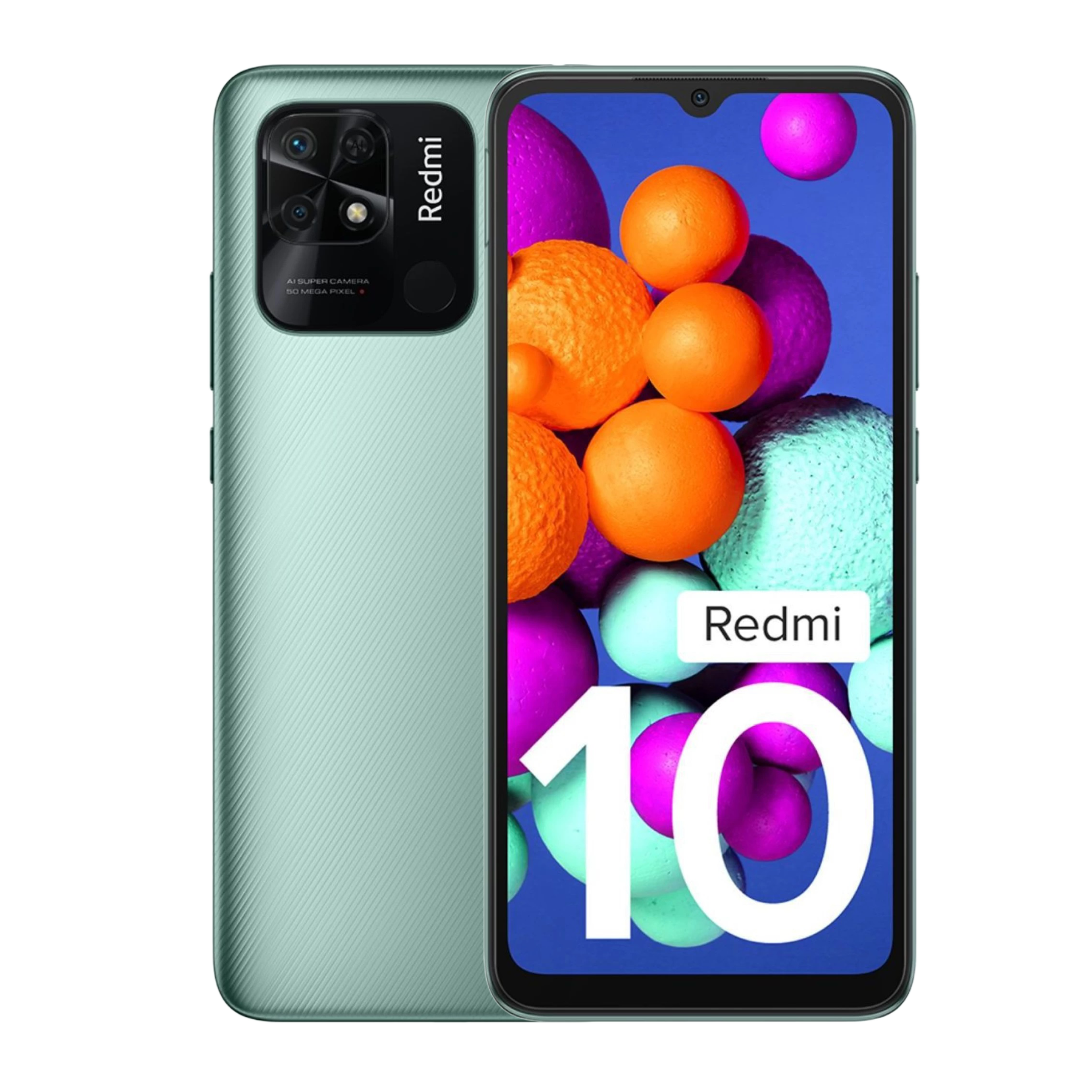 Redmi 10 (6GB RAM, 128GB, Caribbean Green) Redmi 10 (6GB RAM, 128GB, Caribbean Green)_1