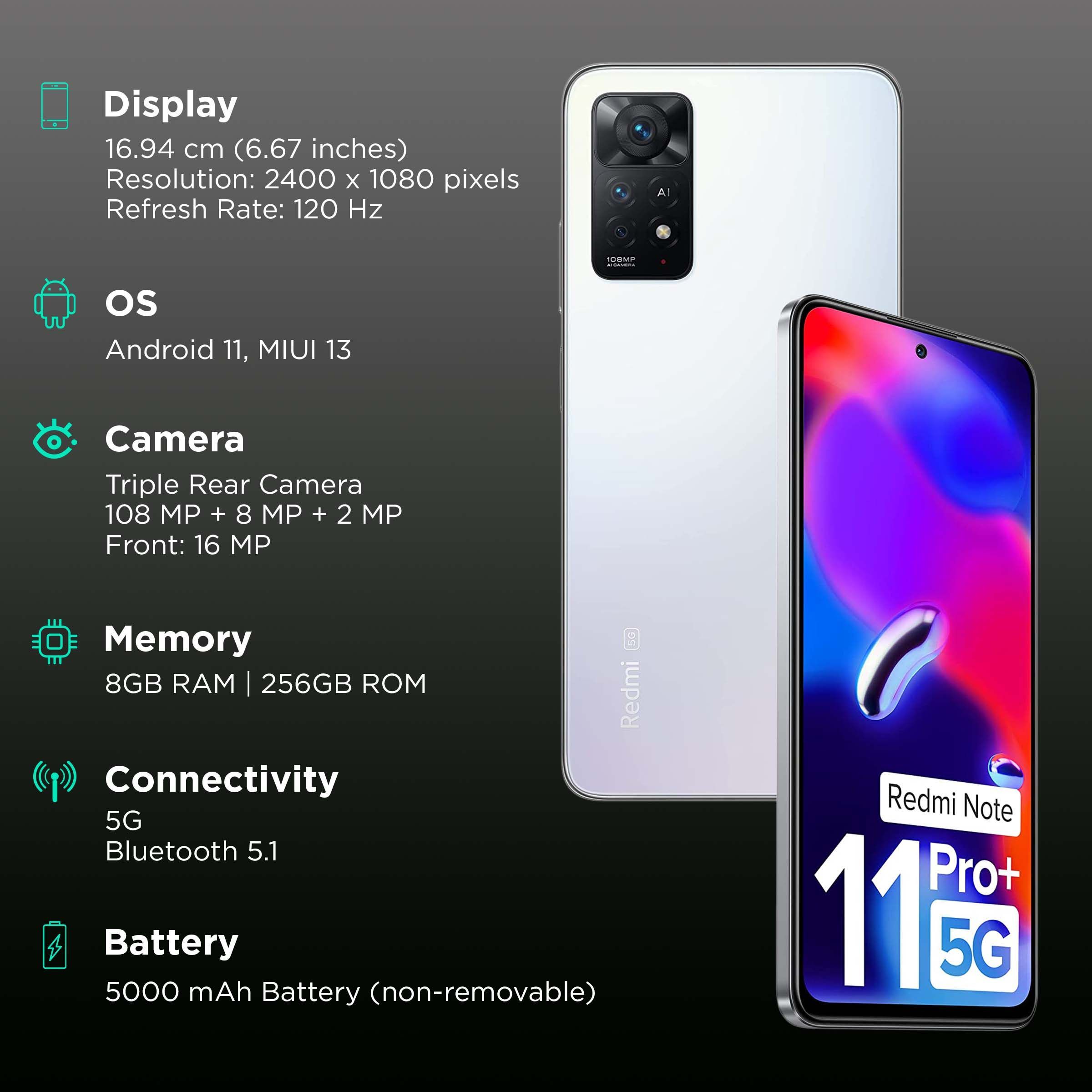 Redmi Note 11 Pro+ 5G (8GB RAM, 256GB, Phantom White)_3