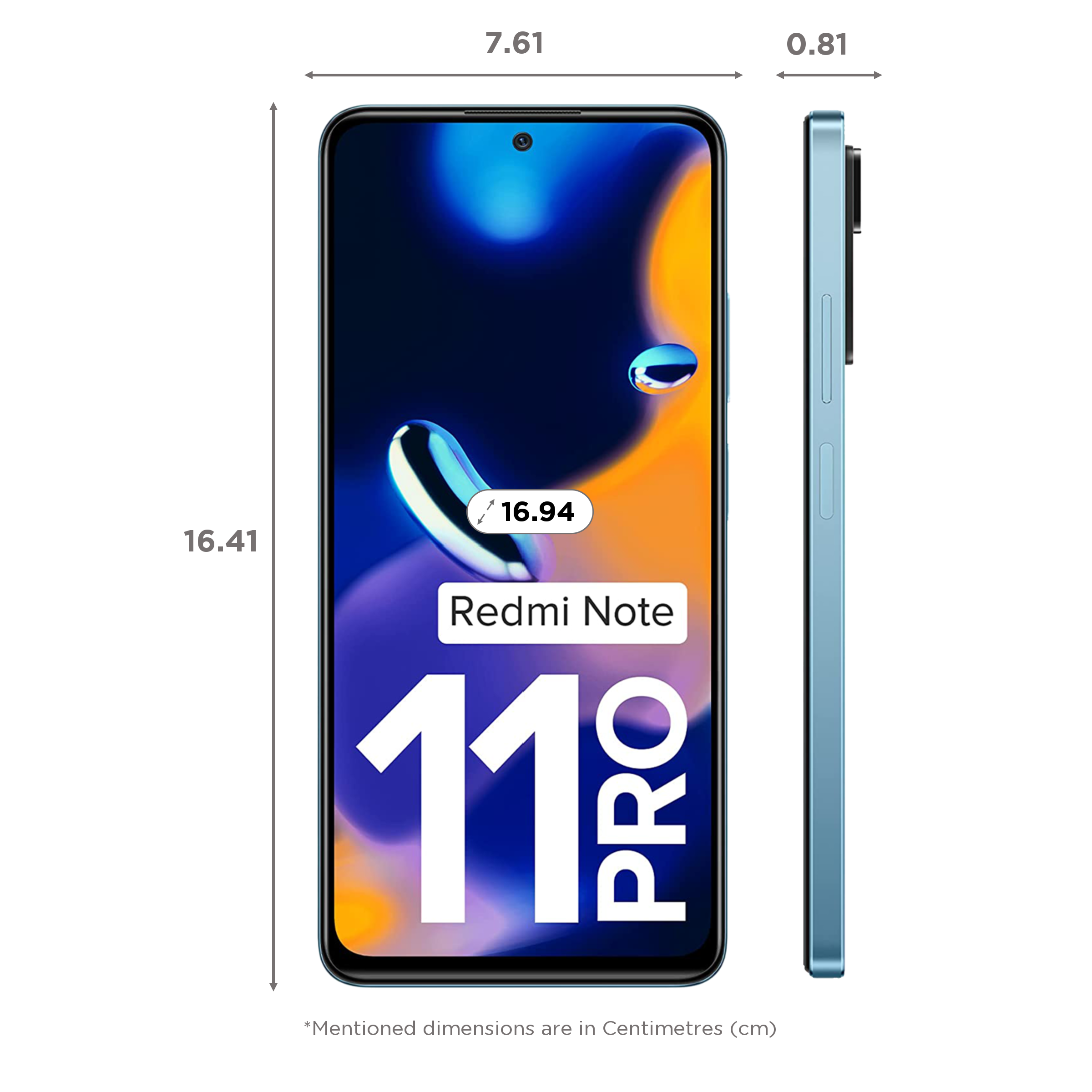 Redmi Note 11 Pro (8GB RAM, 128GB, Star Blue)_2
