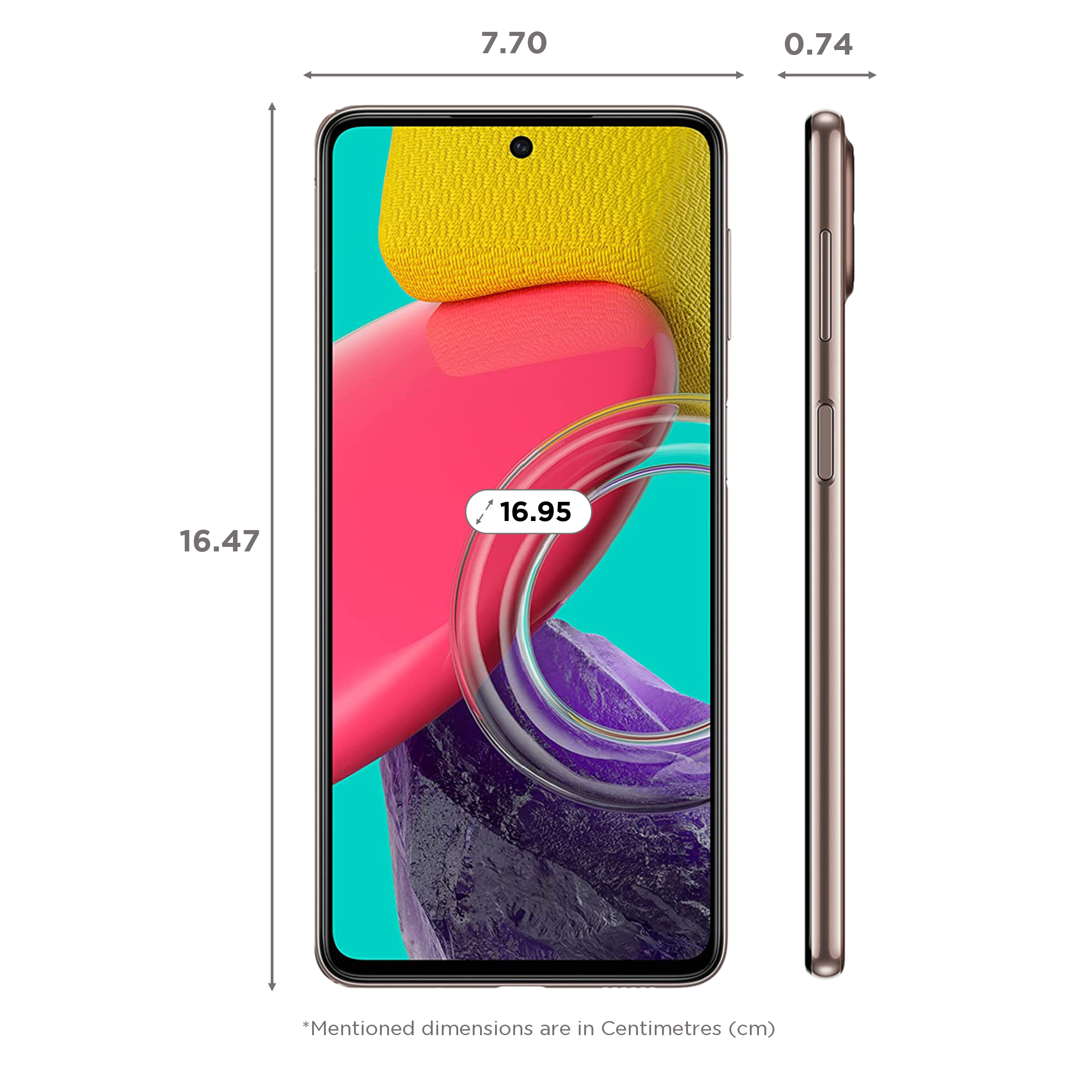 SAMSUNG Galaxy M53 5G (8GB RAM, 128GB, Brown)_2