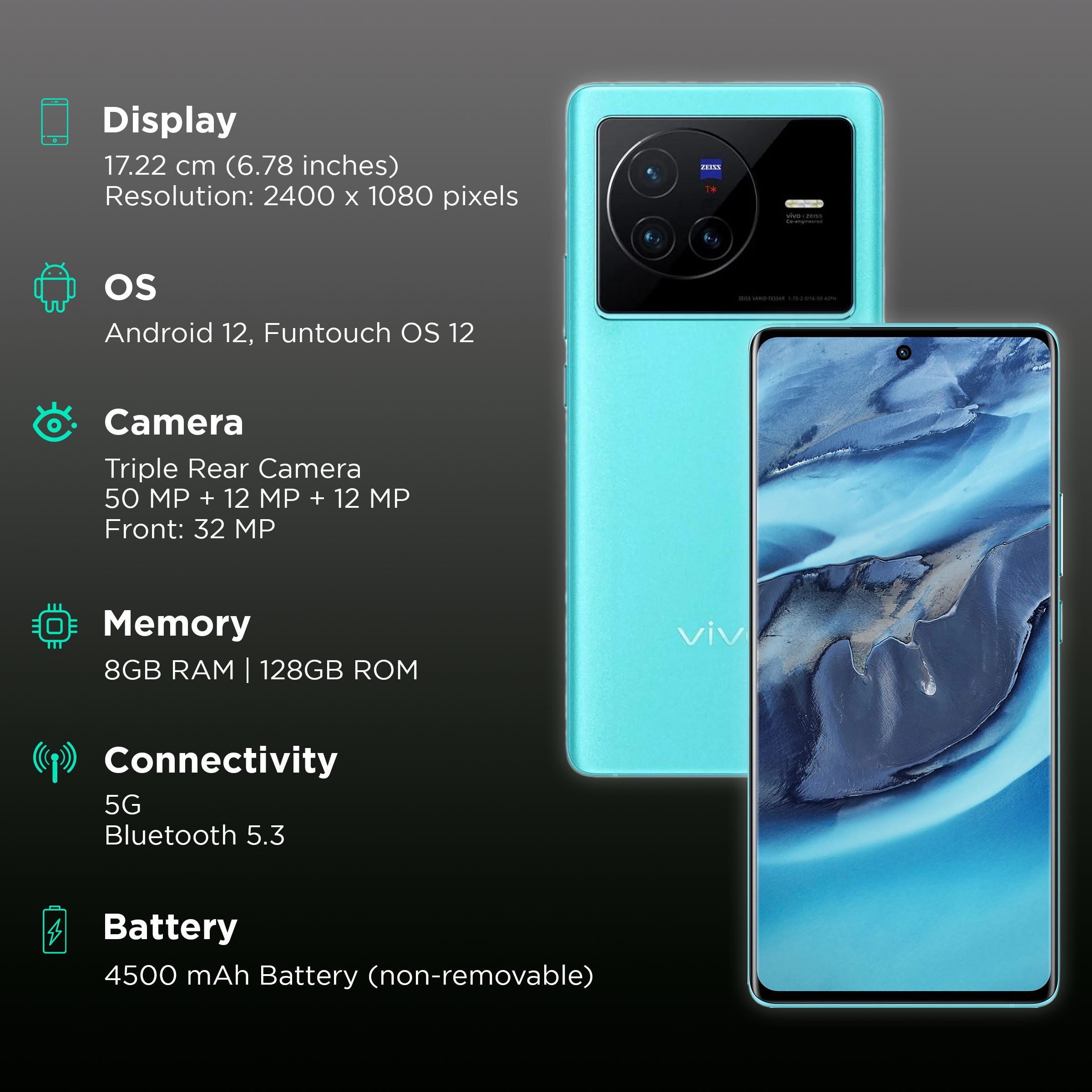 vivo X80 5G (8GB RAM, 128GB, Urban Blue)_3