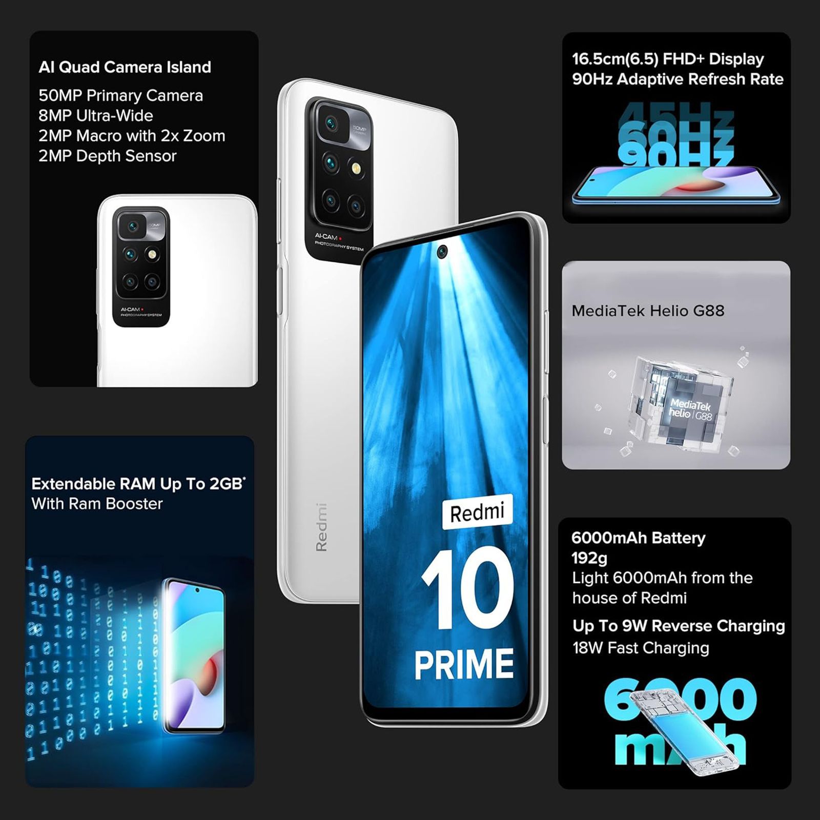 Redmi 10 Prime 2022 (4GB RAM, 64GB, Astral White)_8