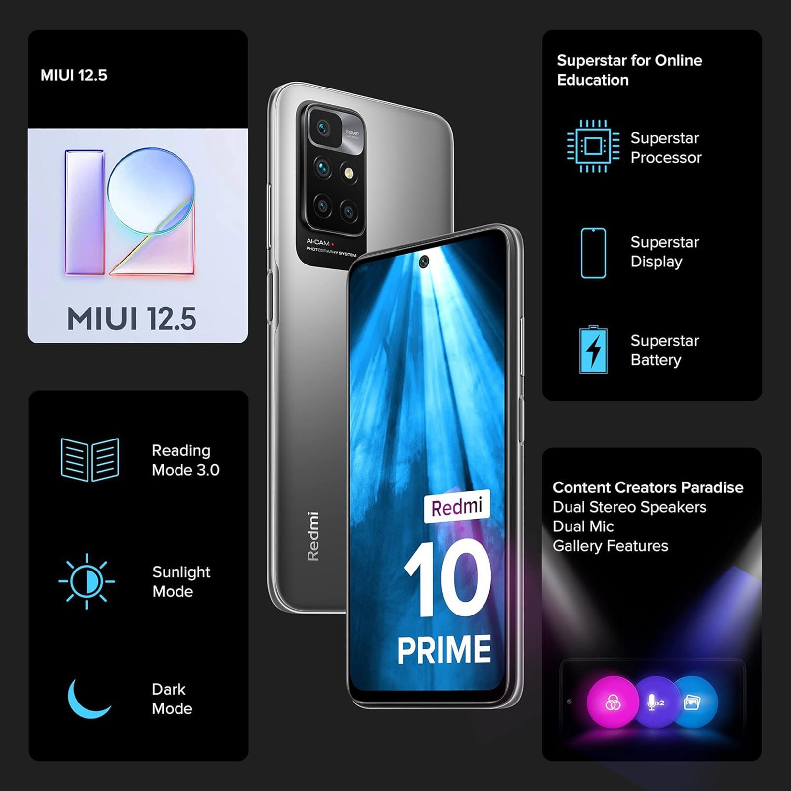 Redmi 10 Prime 2022 (4GB RAM, 64GB, Phantom Black)_9