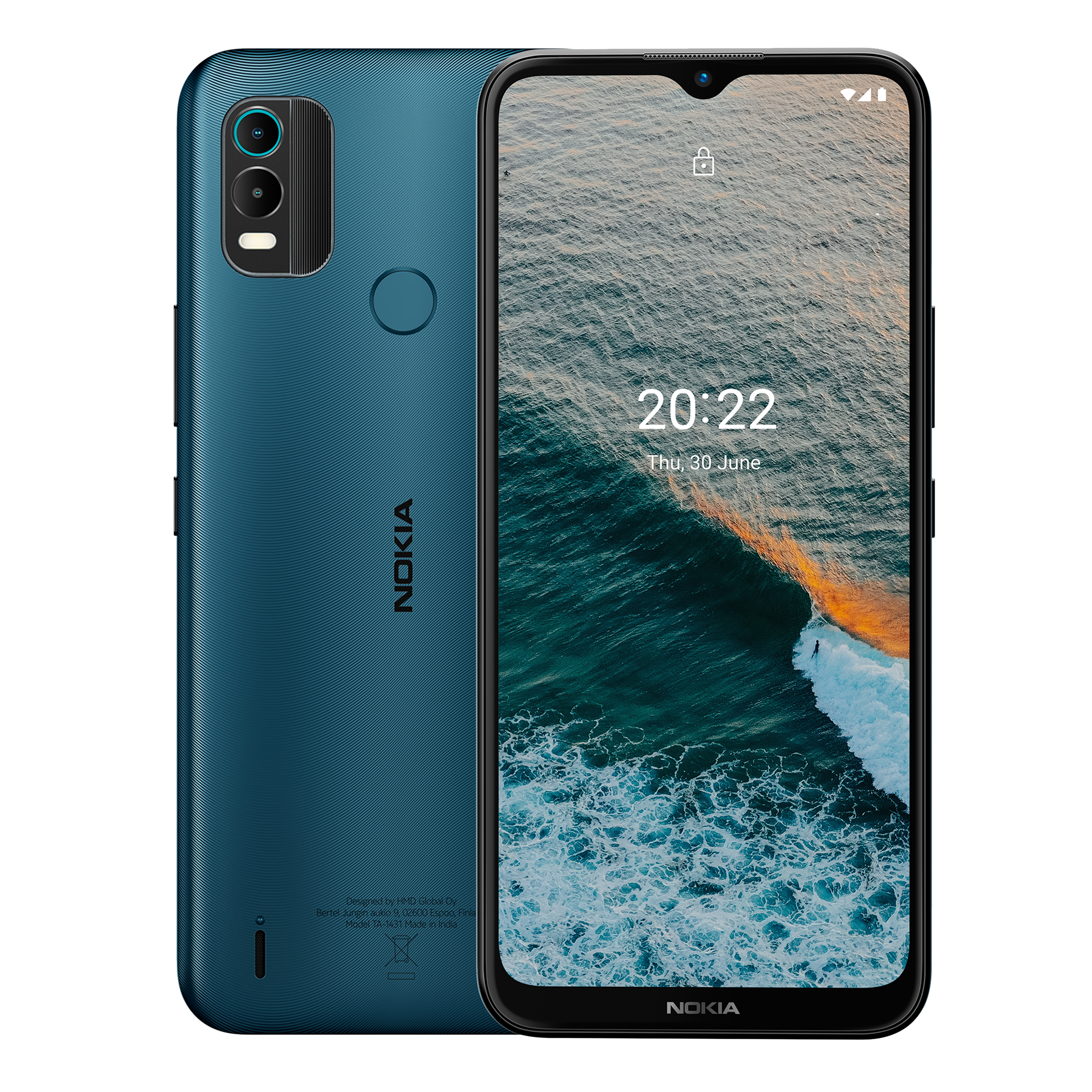 NOKIA C21 Plus (32GB ROM, 3GB RAM, TA-1433, Dark Cyan)_1