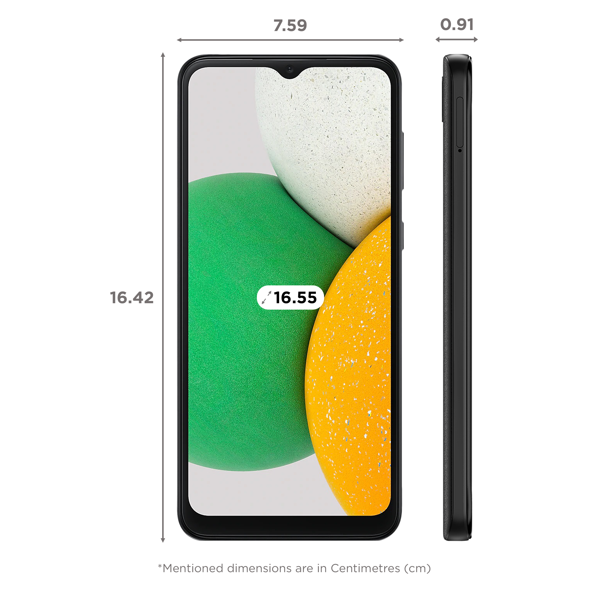 SAMSUNG Galaxy A03 Core (2GB, 32GB, Ceramic Black)_2