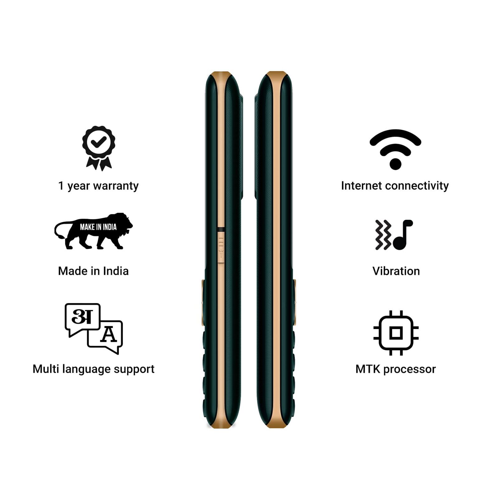 SAREGAMA Carvaan CM281 (2GB, Dual SIM, Rear Camera, Emerald Green)_9