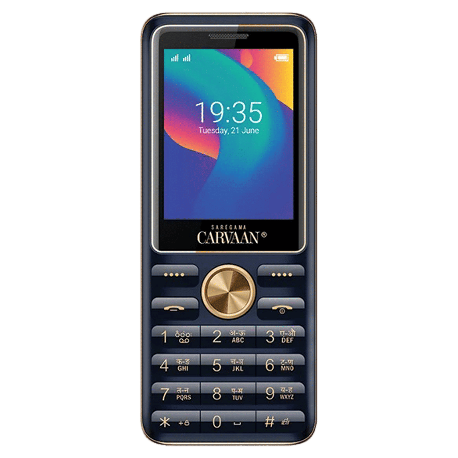 SAREGAMA Carvaan CM281 (2GB, Dual SIM, Rear Camera, Royal Blue)_1