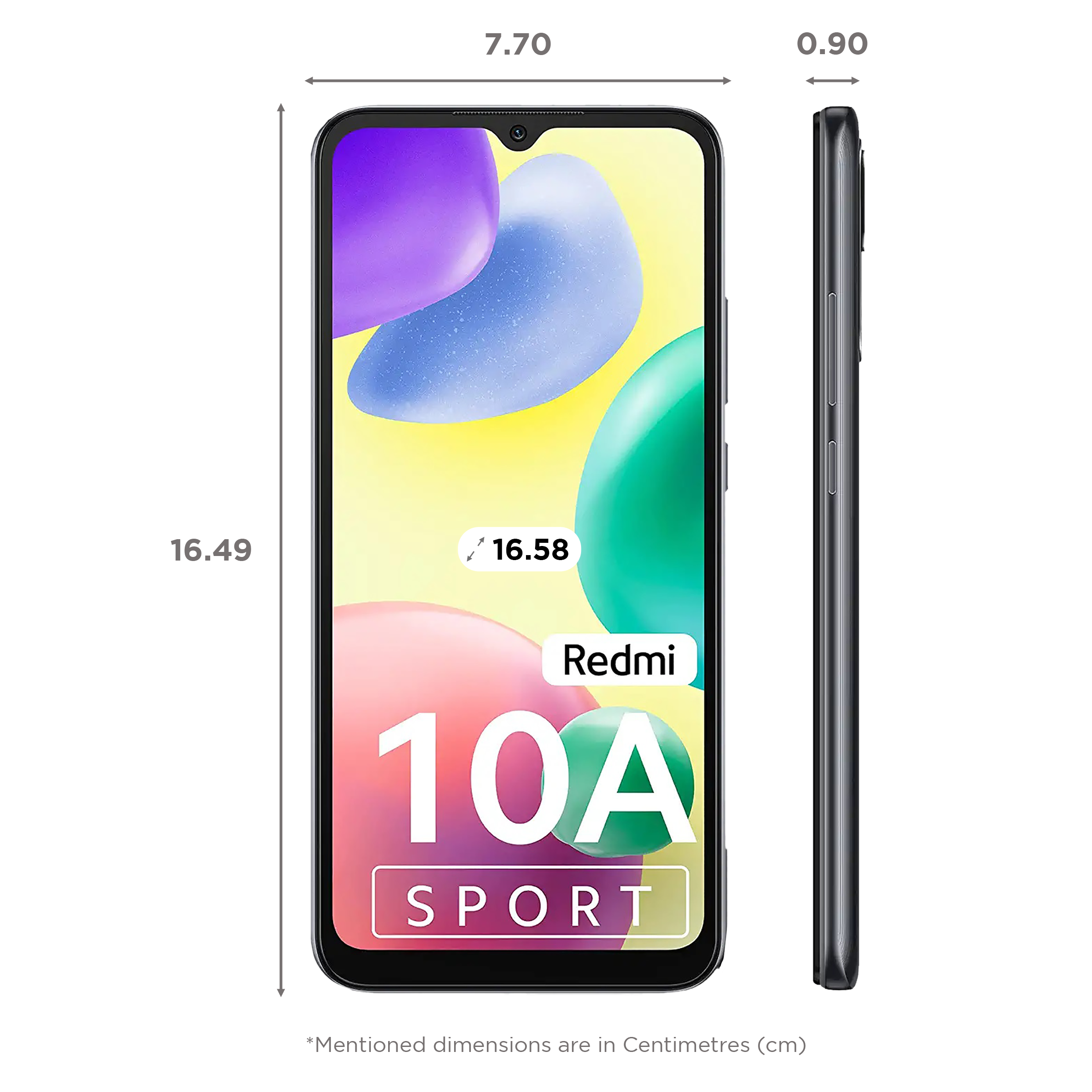 Redmi 10A Sport (6GB RAM, 128GB, Charcoal Black) Redmi 10A Sport (6GB RAM, 128GB, Charcoal Black)_2