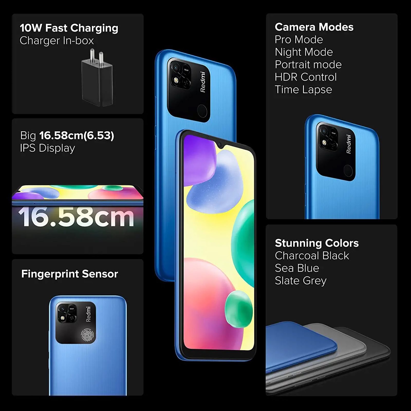 Redmi 10A Sport (6GB RAM, 128GB, Sea Blue)_7