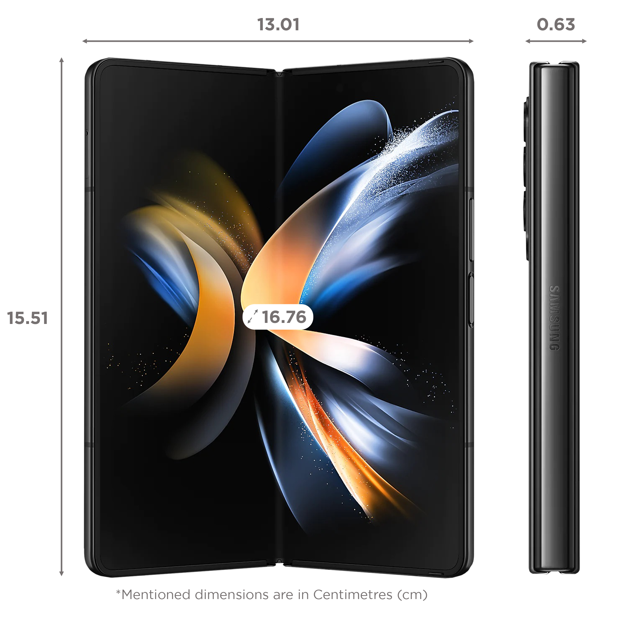 SAMSUNG Galaxy Z Fold4 5G (12GB RAM, 256GB, Phantom Black)_2