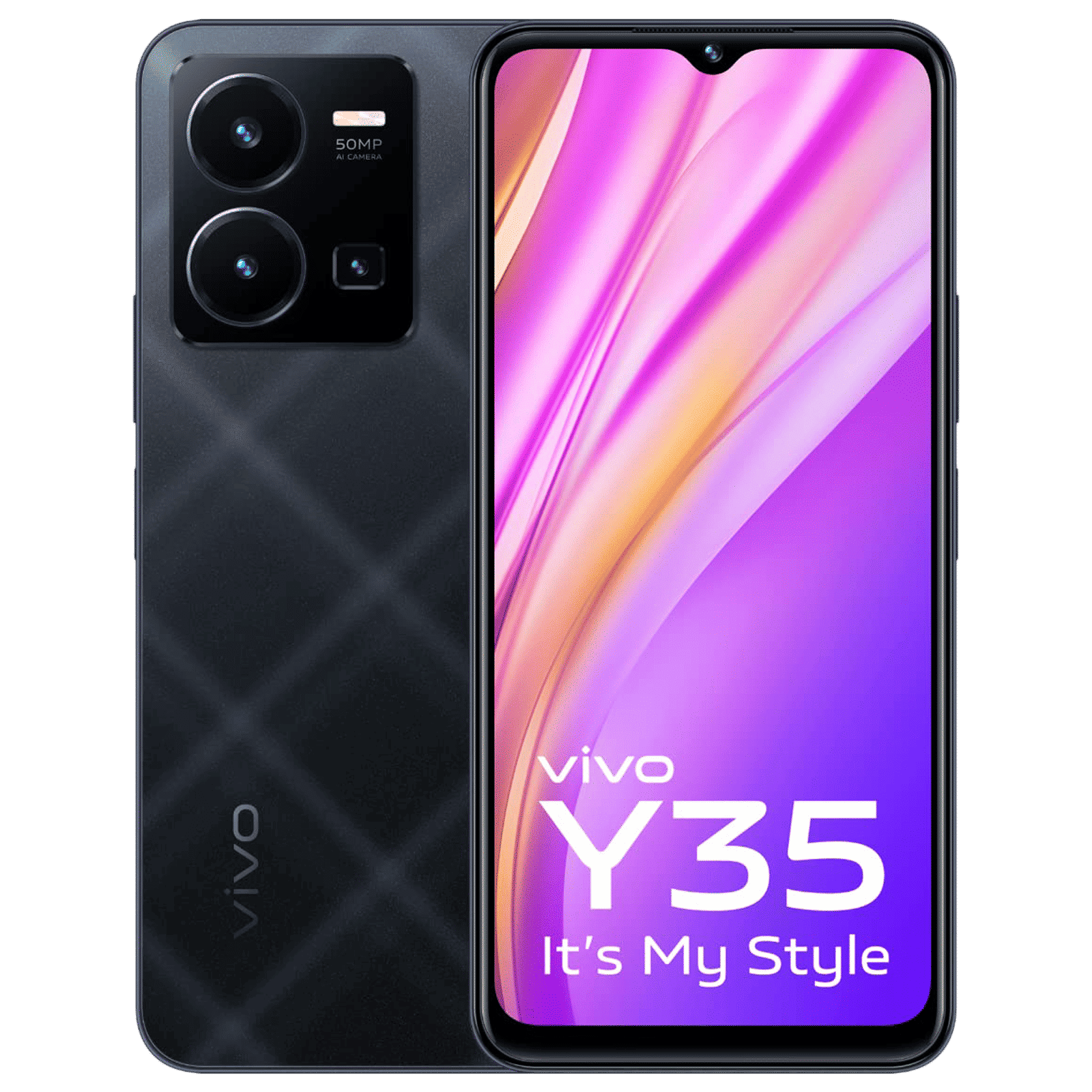 vivo Y35 (8GB RAM, 128GB, Agate Black)_1