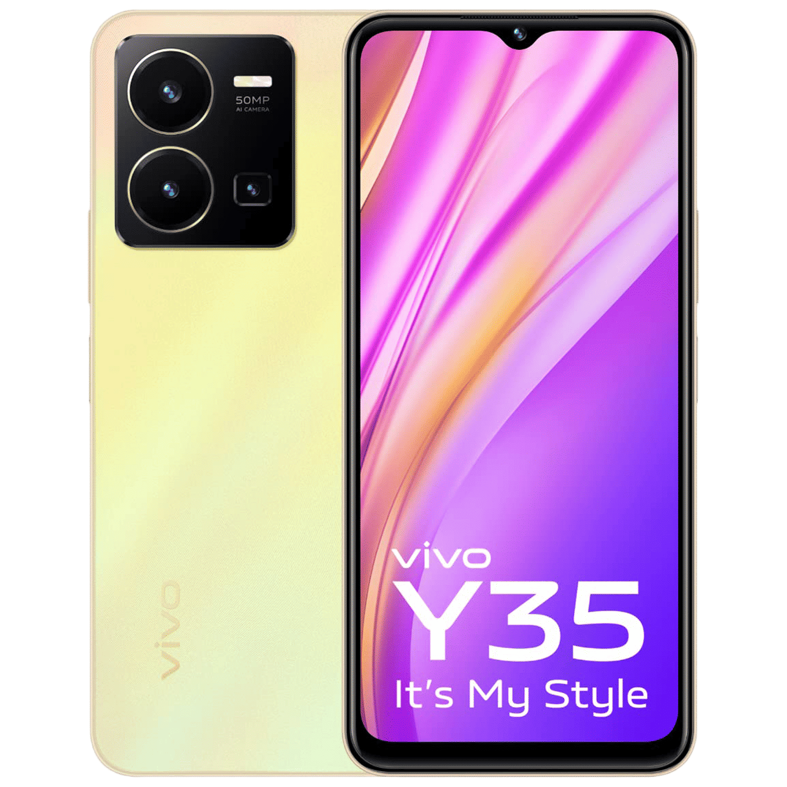 vivo Y35 (8GB RAM, 128GB, Dawn Gold)_1